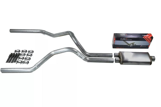 1994-2003 Dodge Ram 1500 2.5" Dual Exhaust Kit with Flow II Muffler Stainless Steel