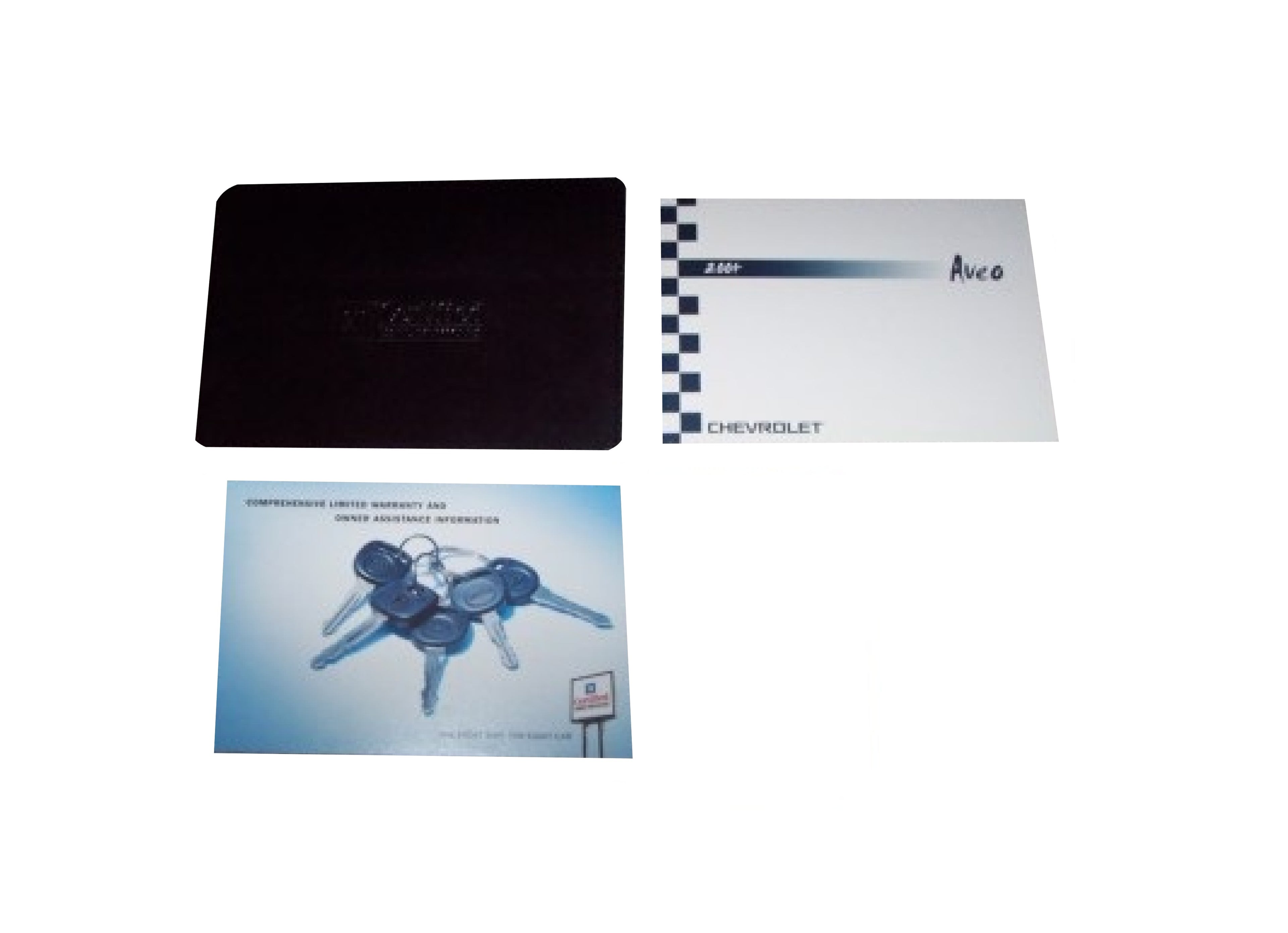 2004 Chevrolet Aveo Owners Manual Complete Factory Set - OEM