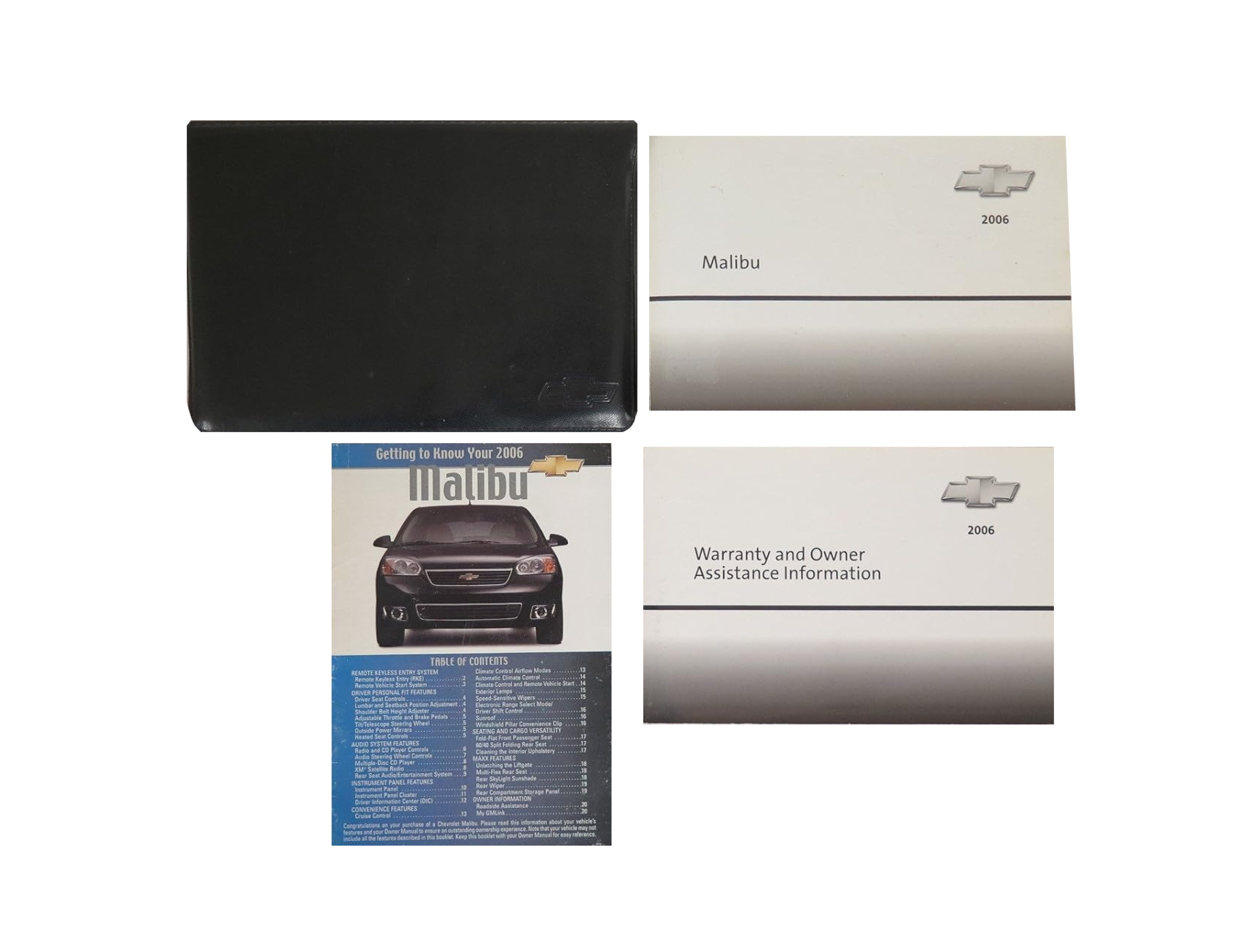 2006 Chevrolet Malibu Owners Manual Complete Factory Set - OEM