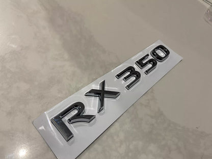 2010-2015 Lexus RX350 Chrome Emblems Rear Name Plate 2010 2011 2012 2013 2014 2015