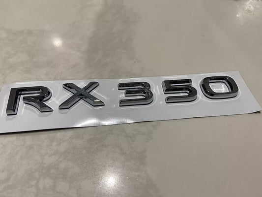 2010-2015 Lexus RX350 Chrome Emblems Rear Name Plate 2010 2011 2012 2013 2014 2015