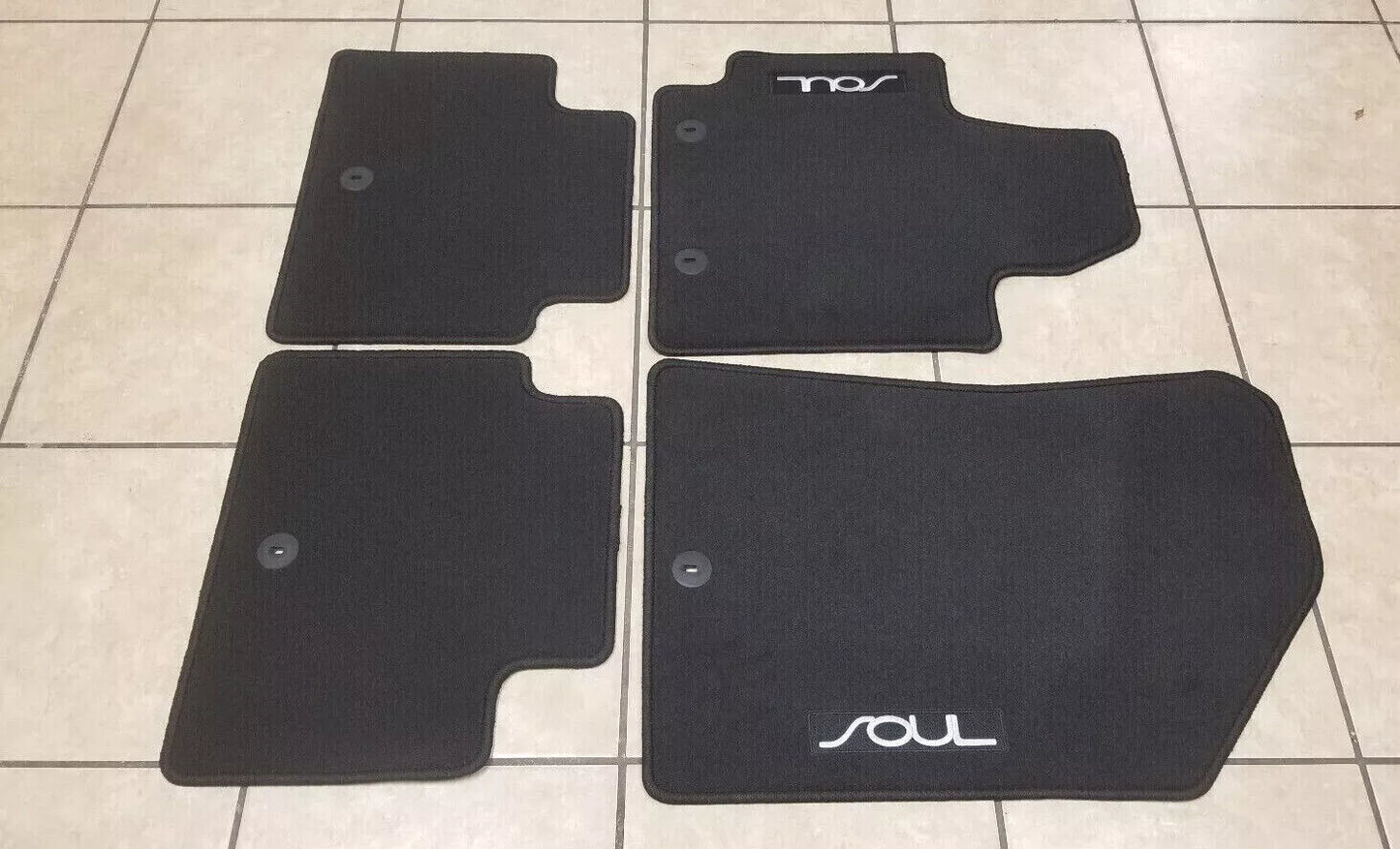 2014-2019 Kia Soul Carpeted Floor Mat 4PC Set B2F14-AC700 Kia OEM Floormats