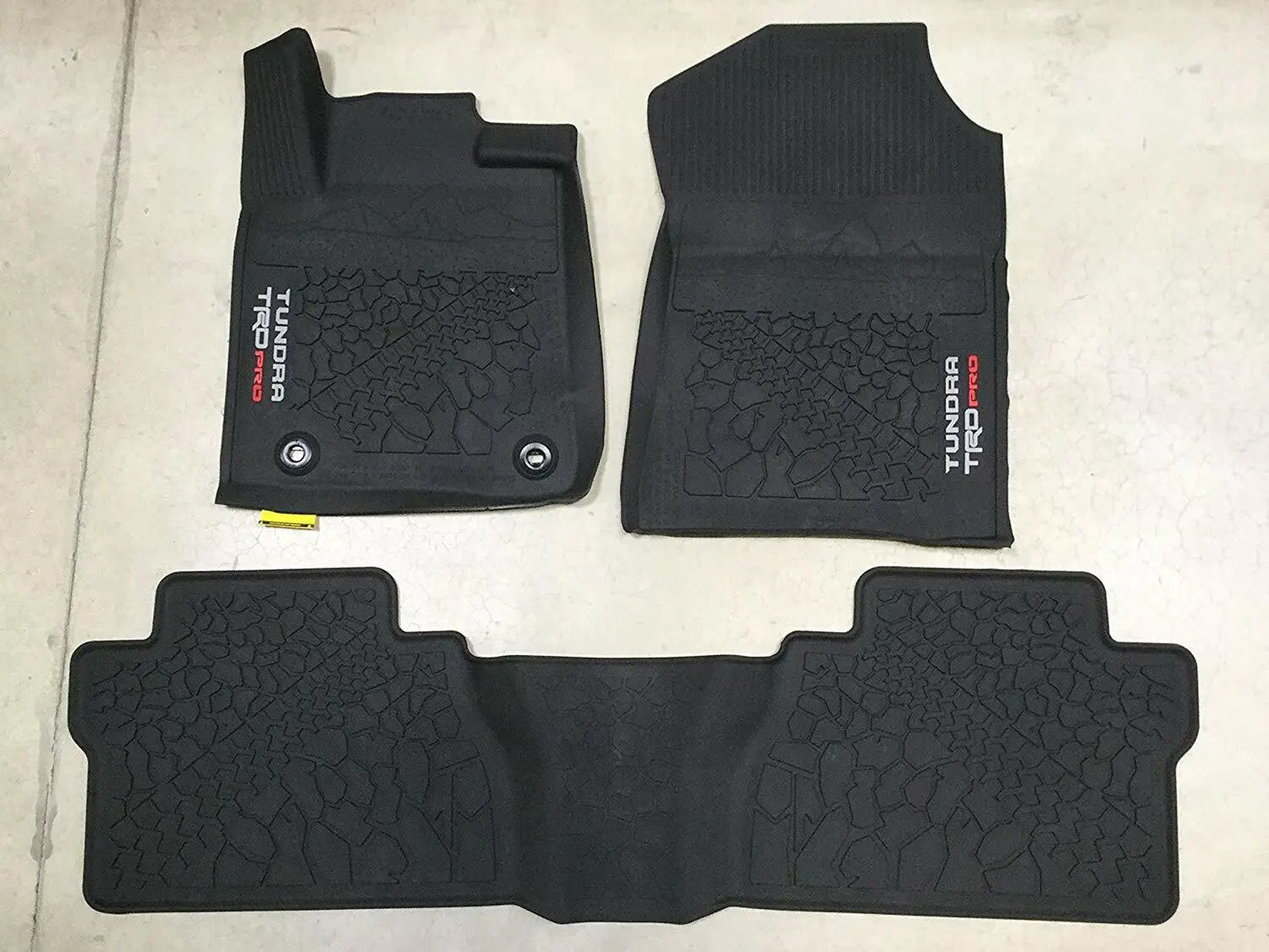 2014-2021 Toyota Tundra TRD Pro All-Weather Rubber Floor Liners / Mats