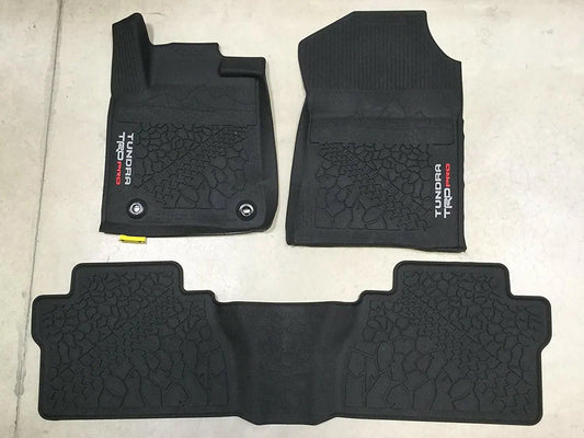 2014-2021 Toyota Tundra TRD Pro All-Weather Rubber Floor Liners / Mats