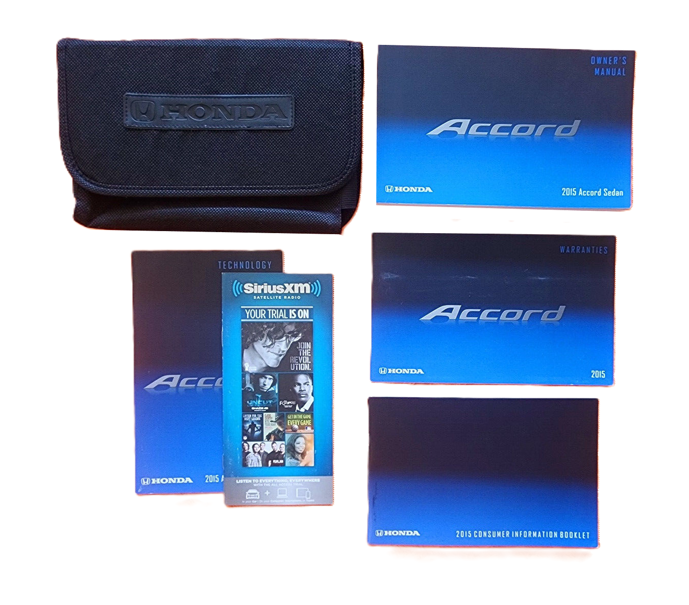 2015 Honda Accord Sedan Owners Manual Complete Set