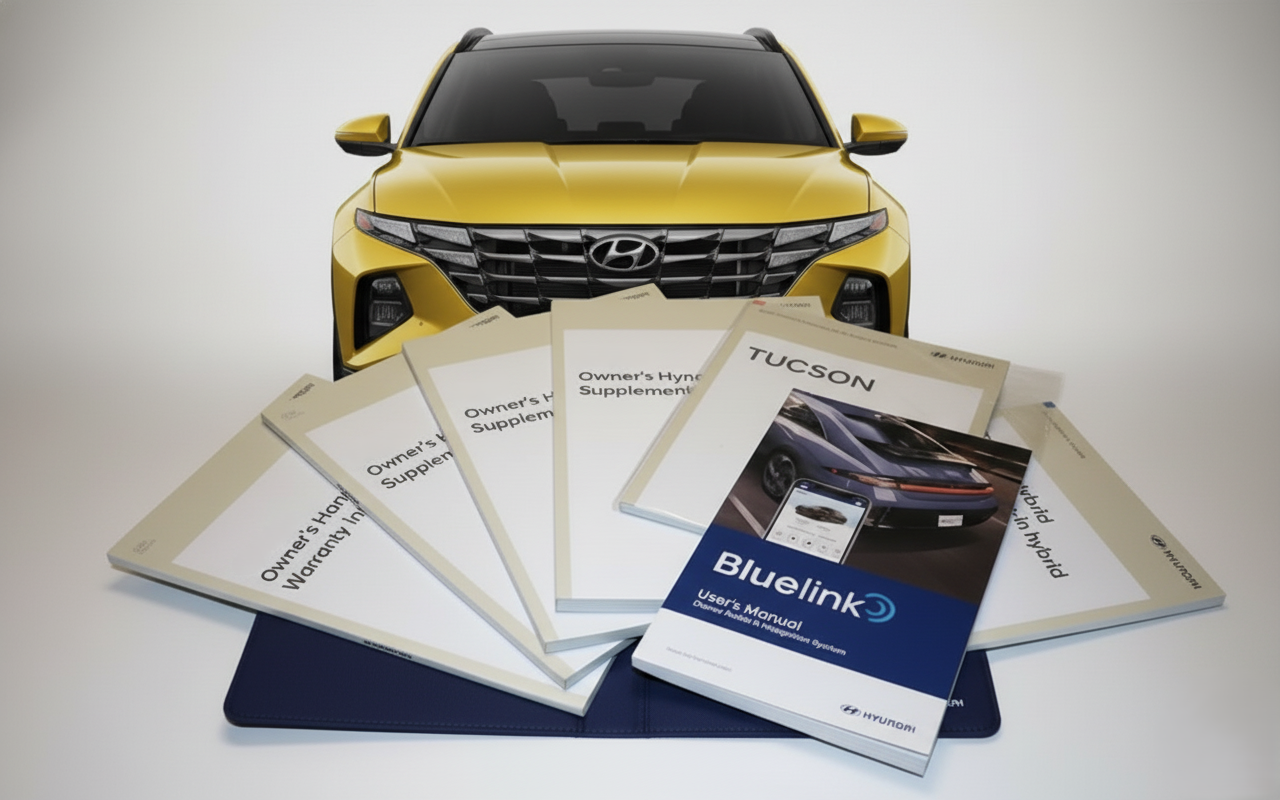 2015 Hyundai Tucson Owners Manual Complete Set