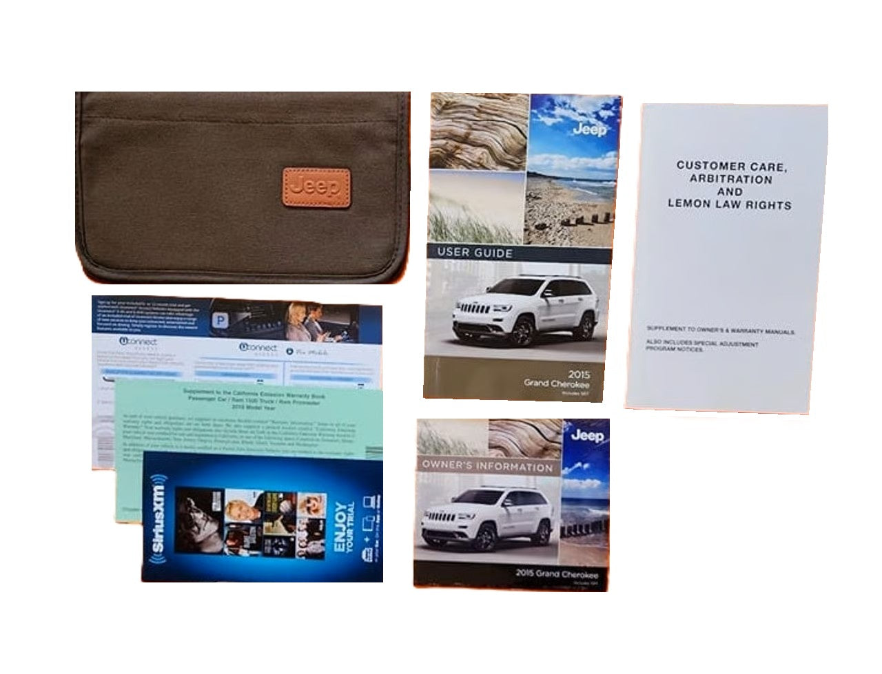 2015 Jeep Grand Cherokee Owners Manual Factory Complete Set