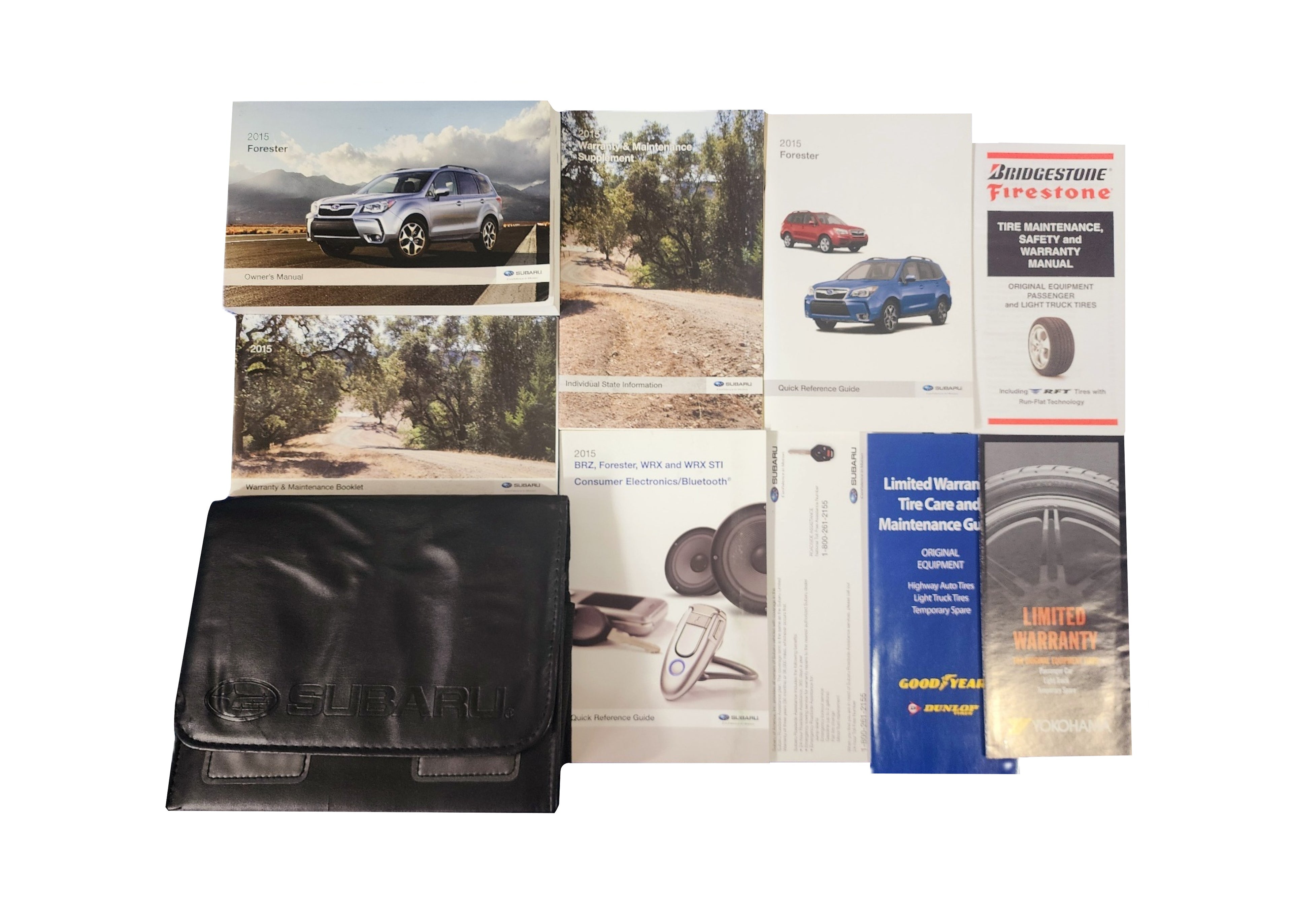 2015 Subaru Forester Owners Manual Complete Set