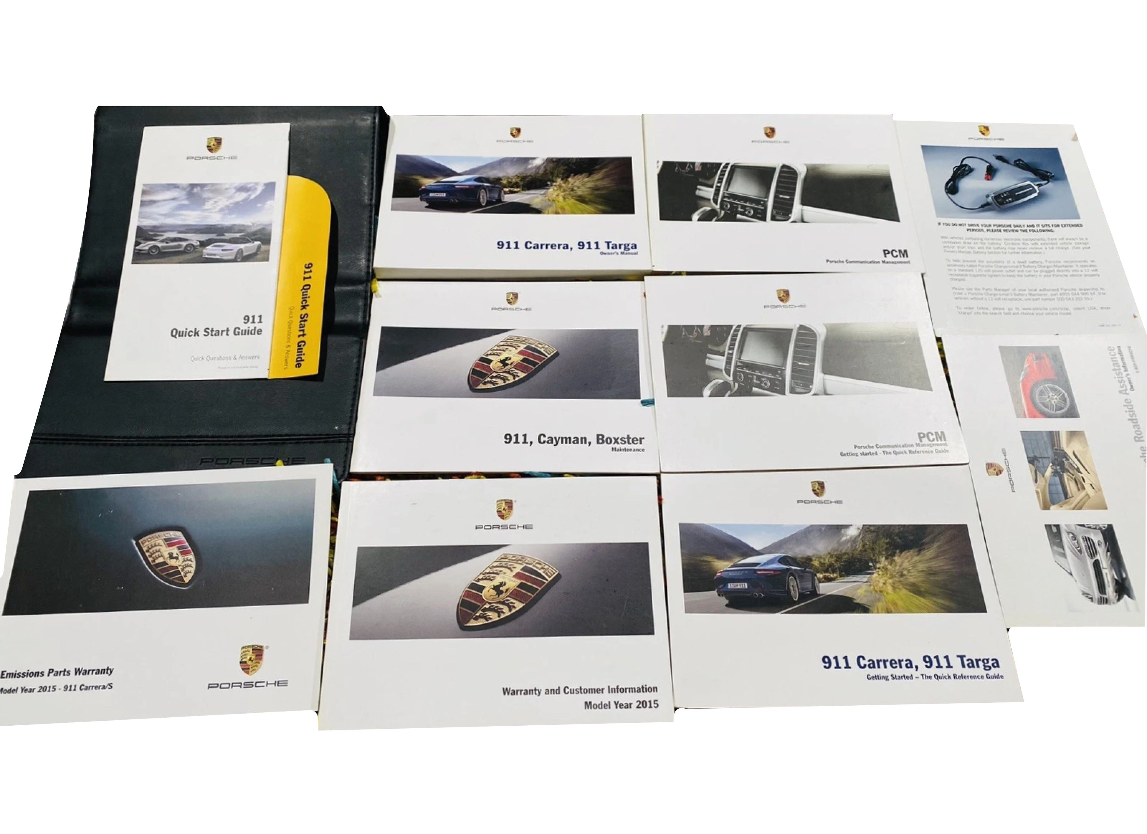 2015 Porsche 911 Owners Manual Complete Factory Set OEM