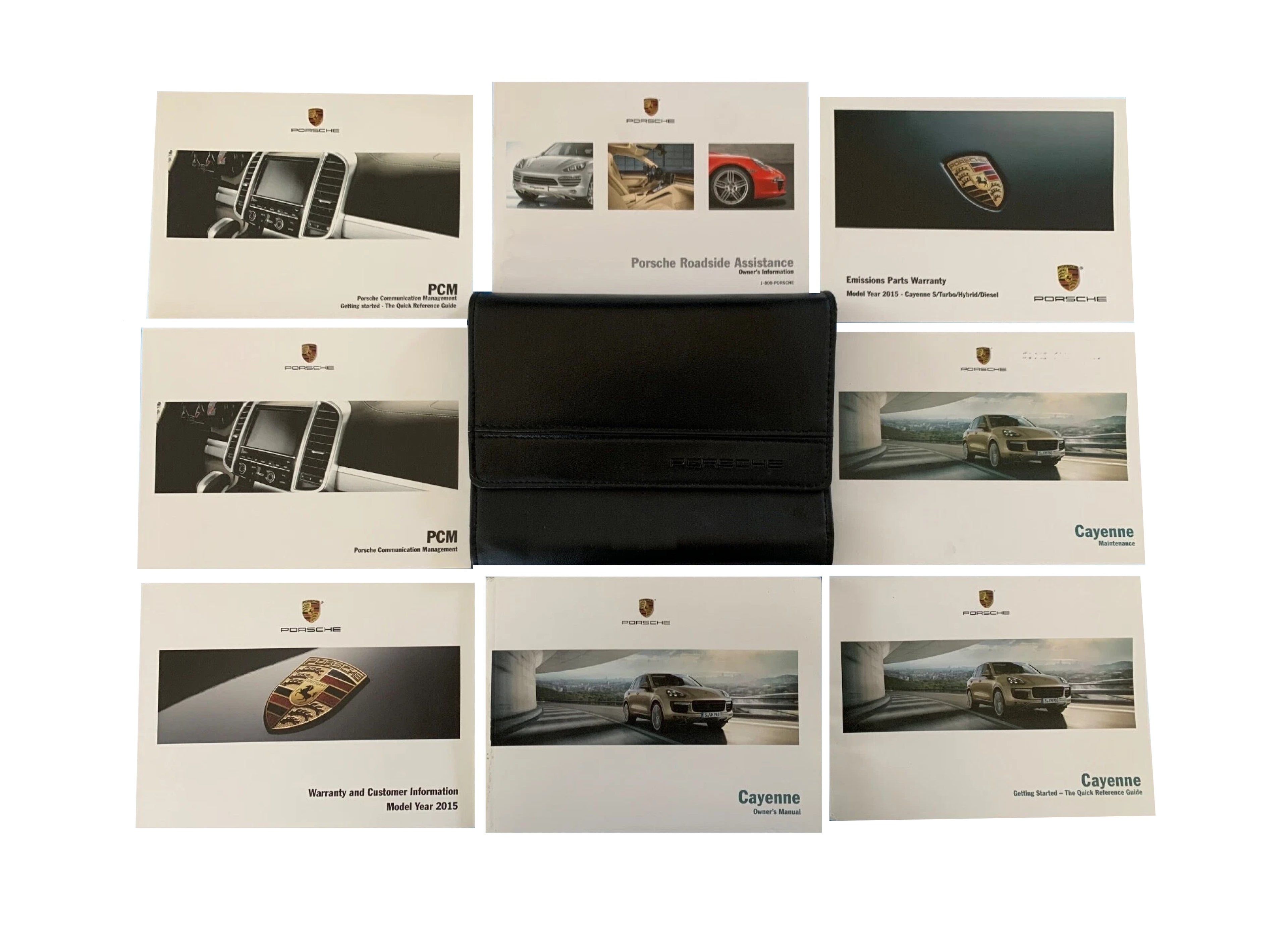 2015 Porsche Cayenne Owners Manual Complete Factory Set OEM