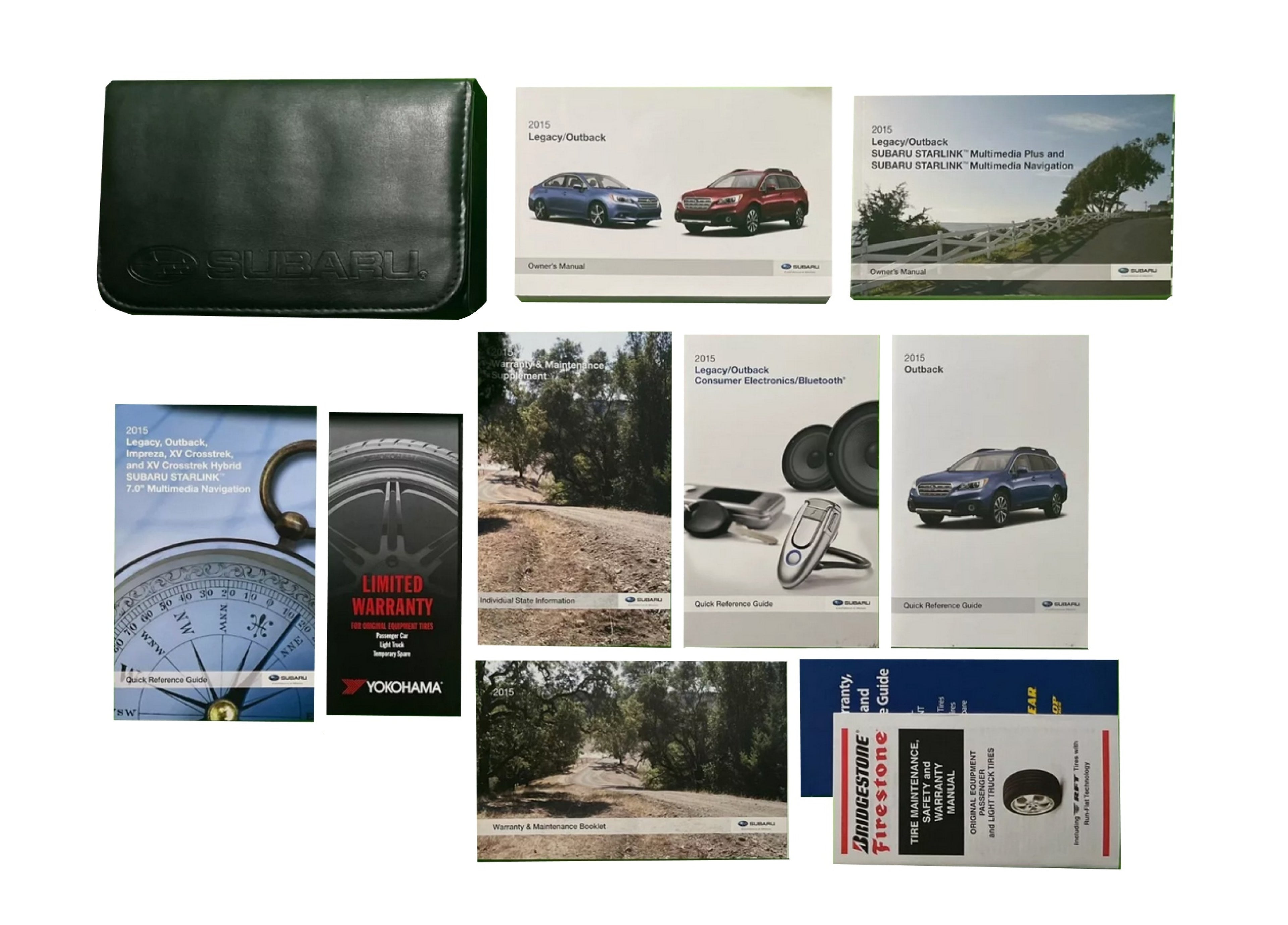 2015 Subaru Legacy Owners Manual Complete Set