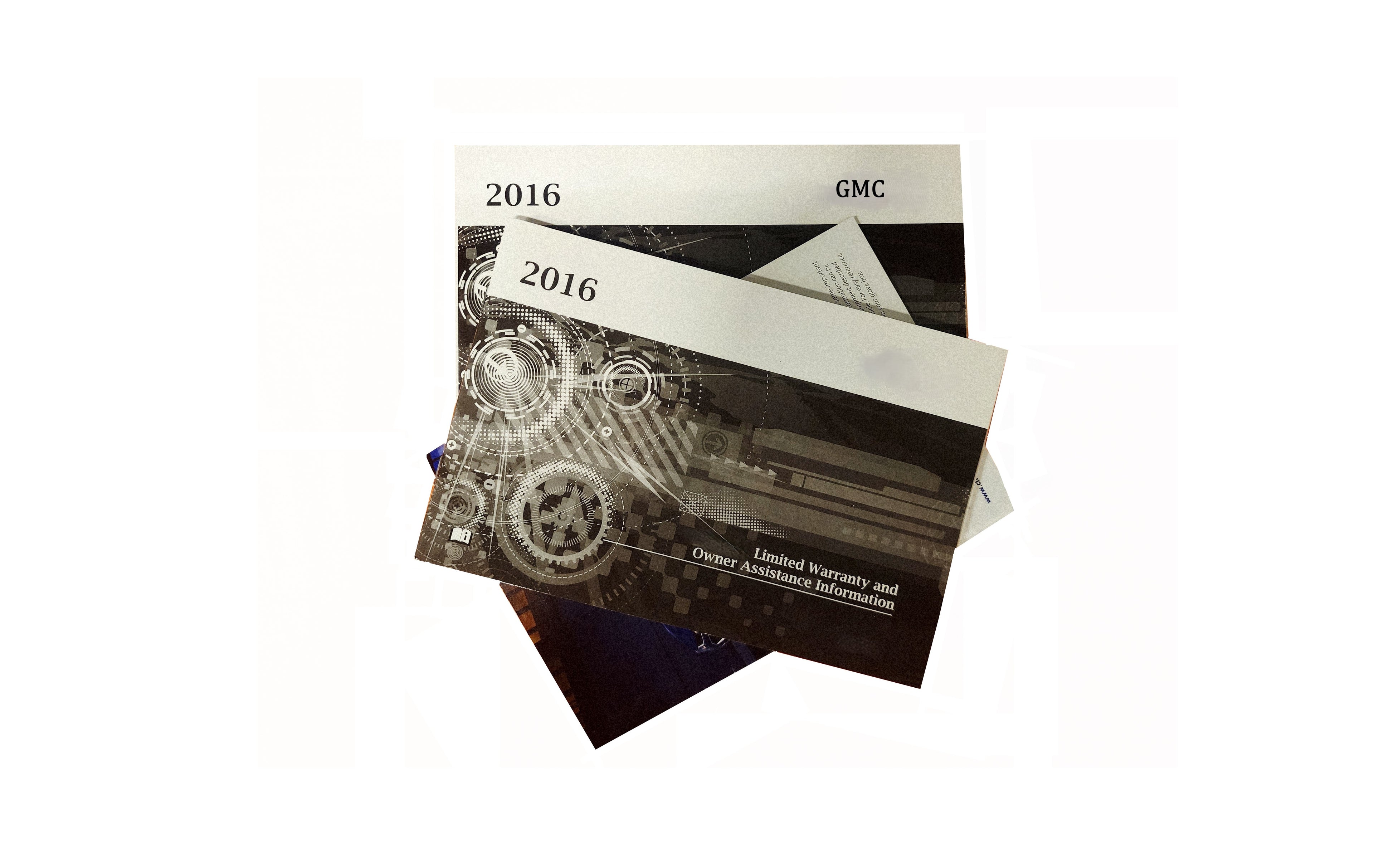 2016 GMC Canyon Owners Manual Complete Set