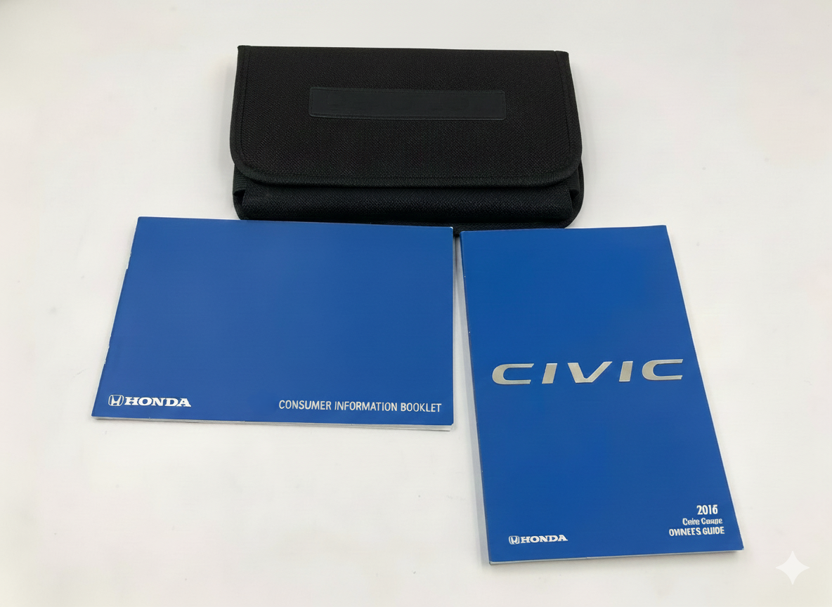 2016 Honda Civic Coupe Owners Manual Complete Set