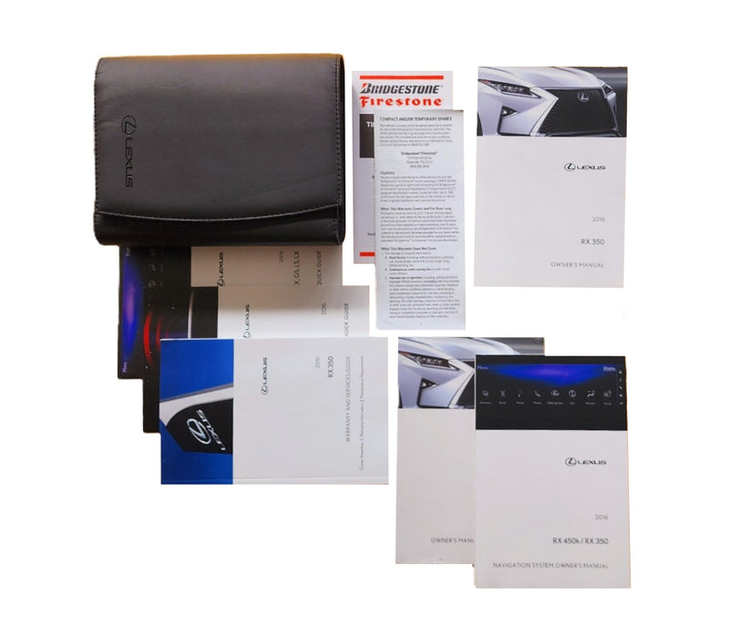 2016 Lexus RX350 RX 350 Owners Manual Factory Complete Set