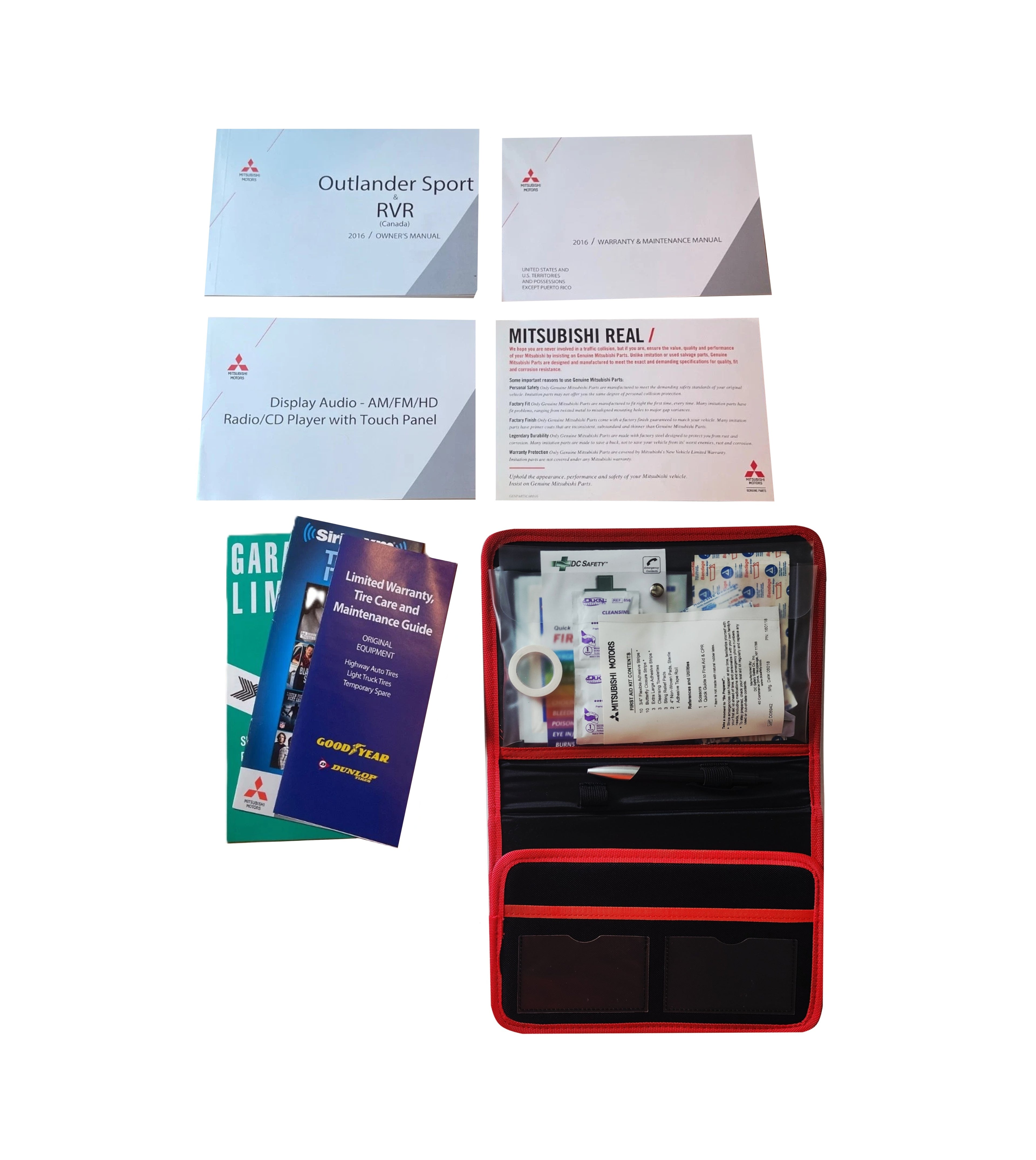 2016 Mitsubishi Outlander Sport Owners Manual Complete Set