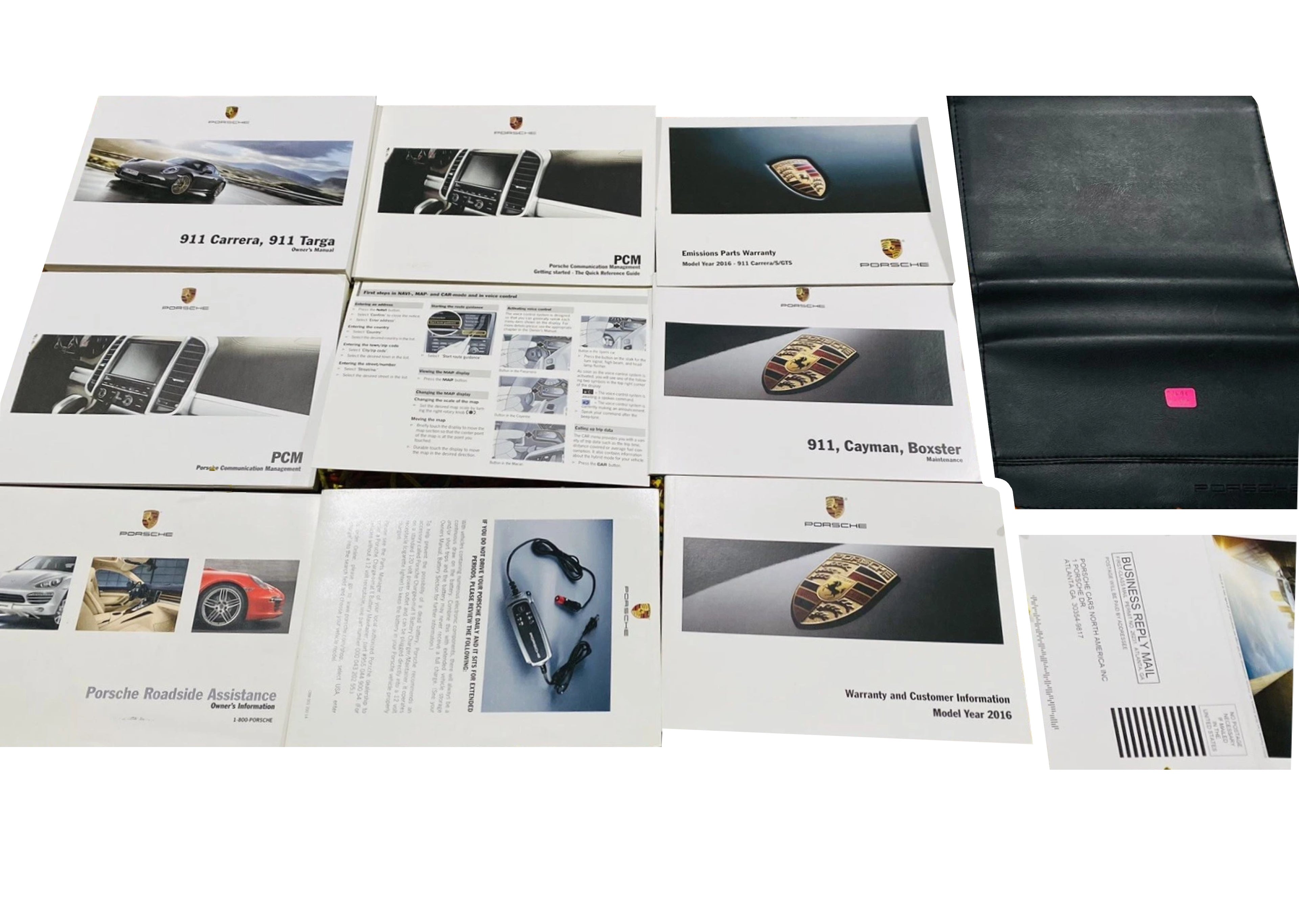 2016 Porsche 911 Owners Manual Complete Factory Set OEM