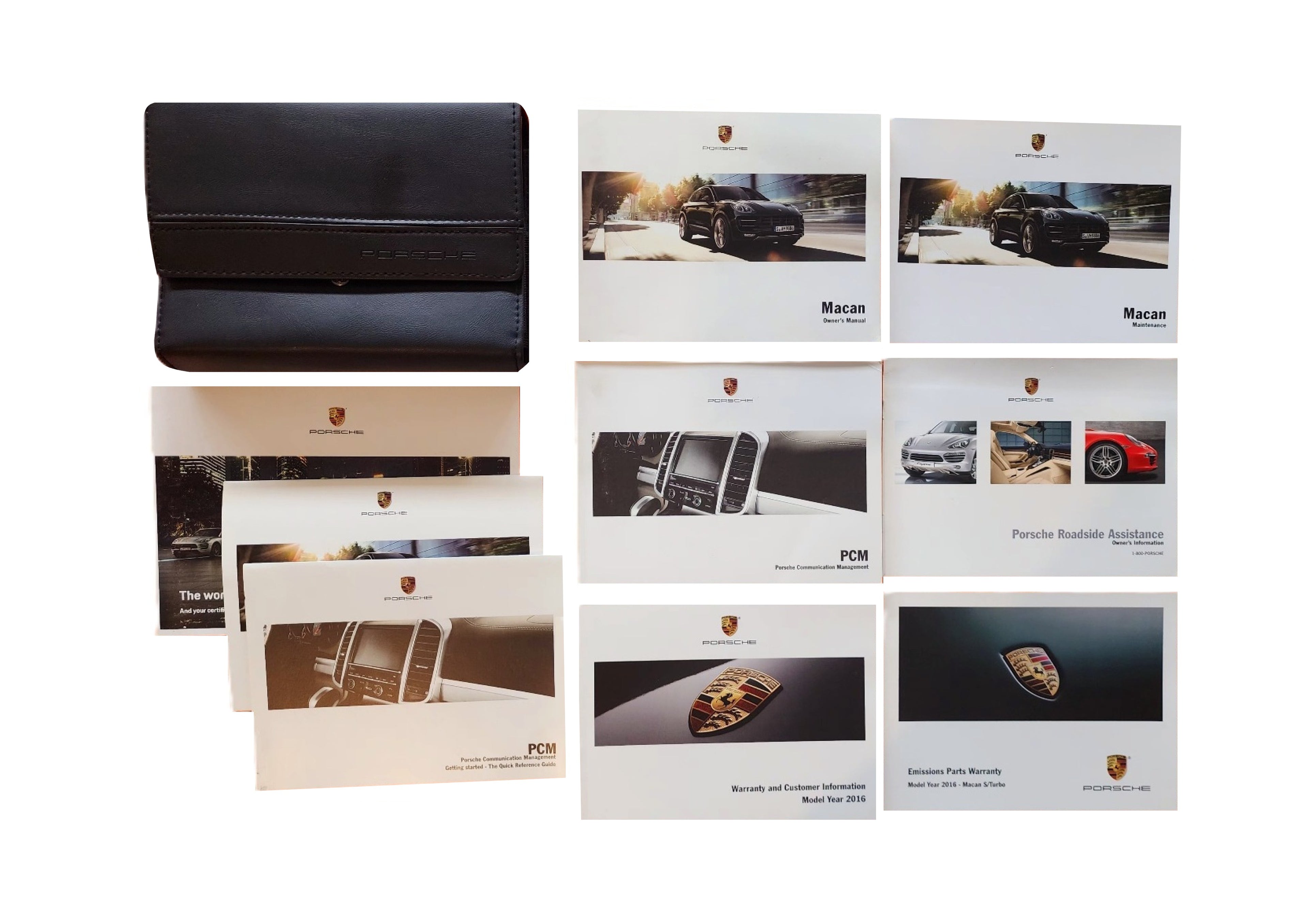 2016 Porsche Macan Owners Manual Complete Factory Set OEM