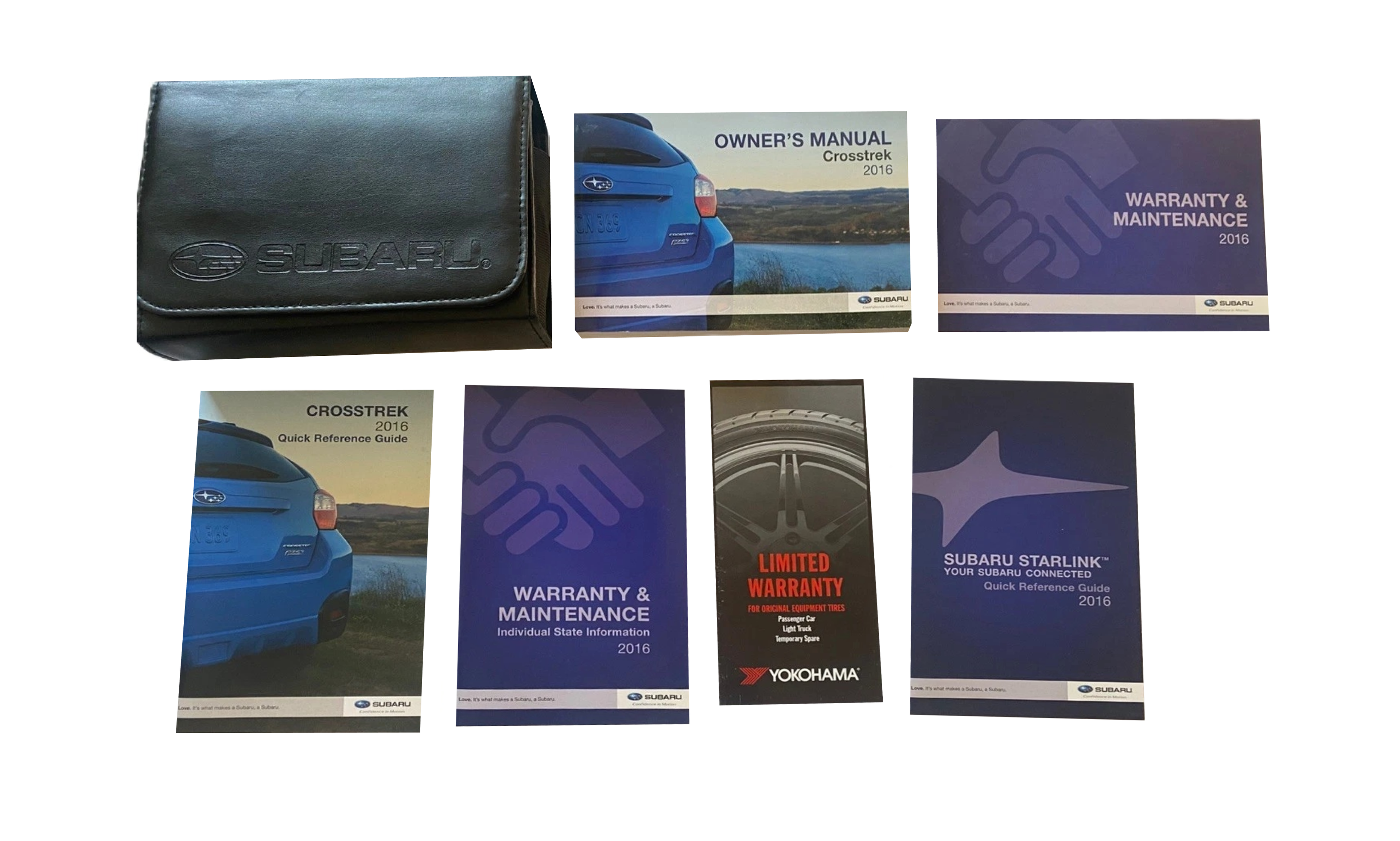 2016 Subaru Croostrek Owners Manual Complete Set