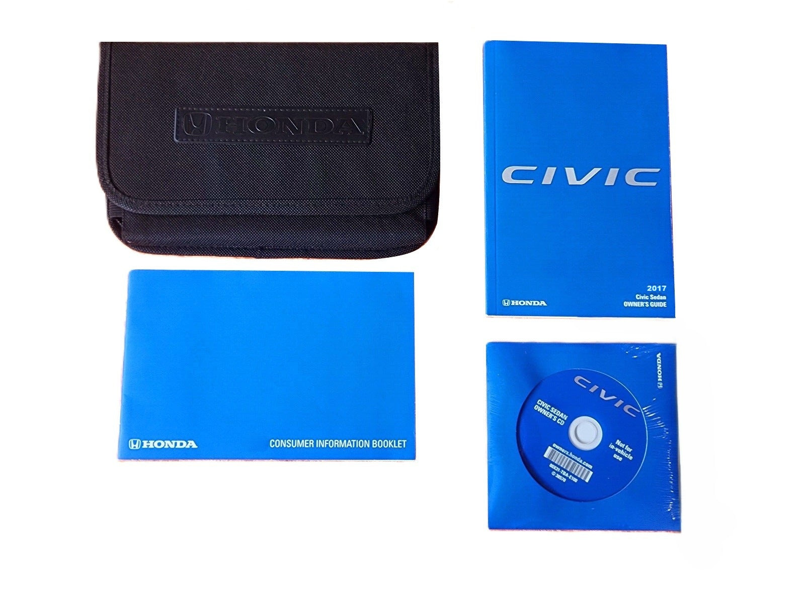 2017 Honda Civic Sedan Owners Manual Complete Set