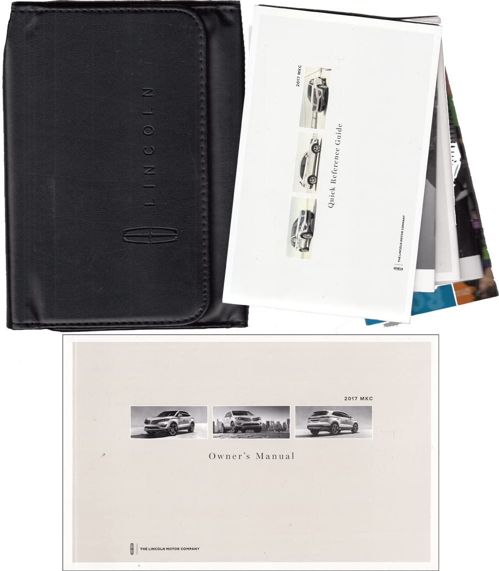 2017 Lincoln MKC Owners Manual Complete Set