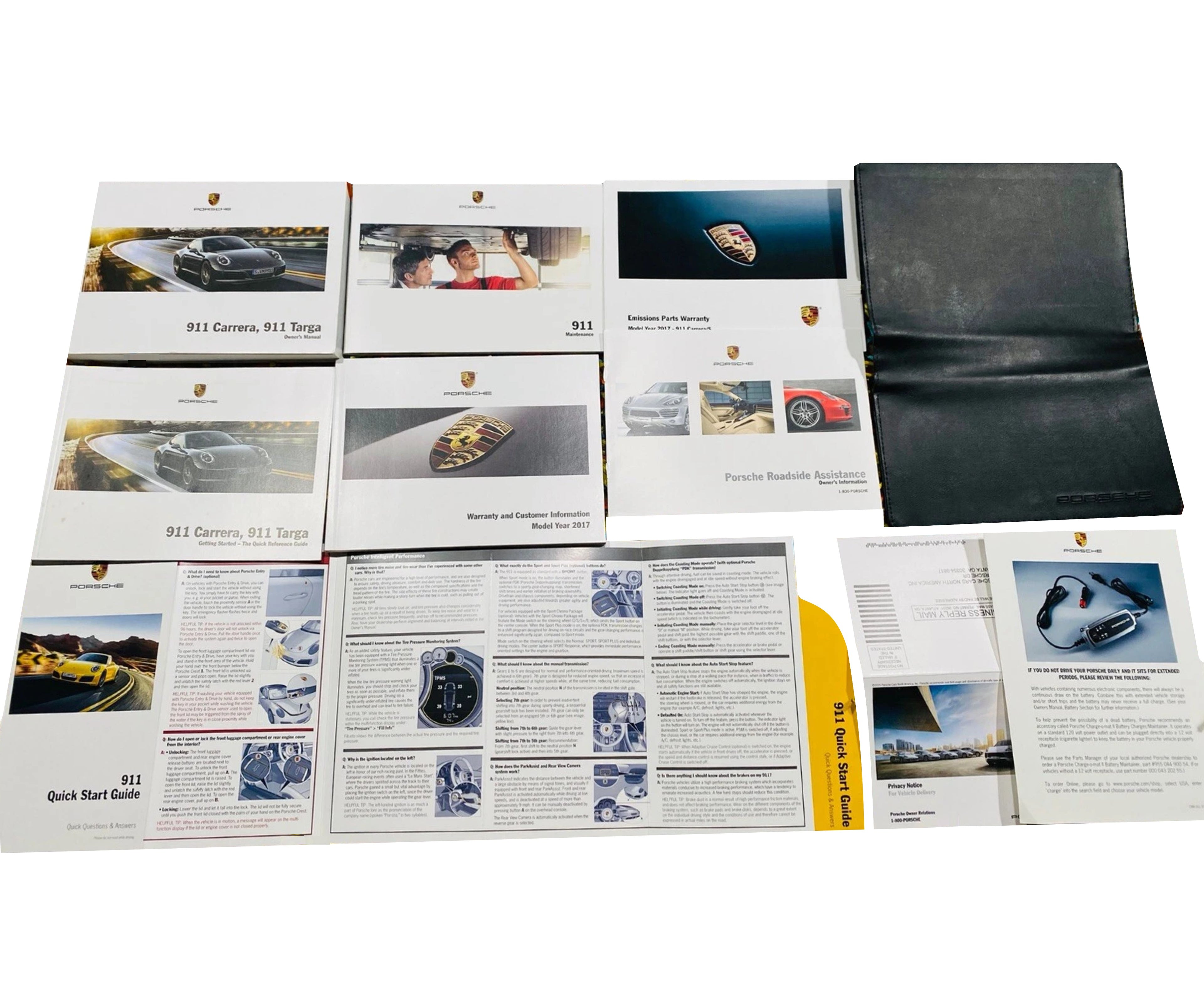 2017 Porsche 911 Owners Manual Complete Factory Set OEM