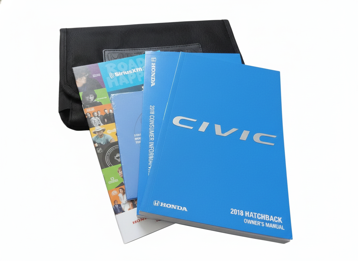 2018 Honda Civic Hatchback Owners Manual Complete Set