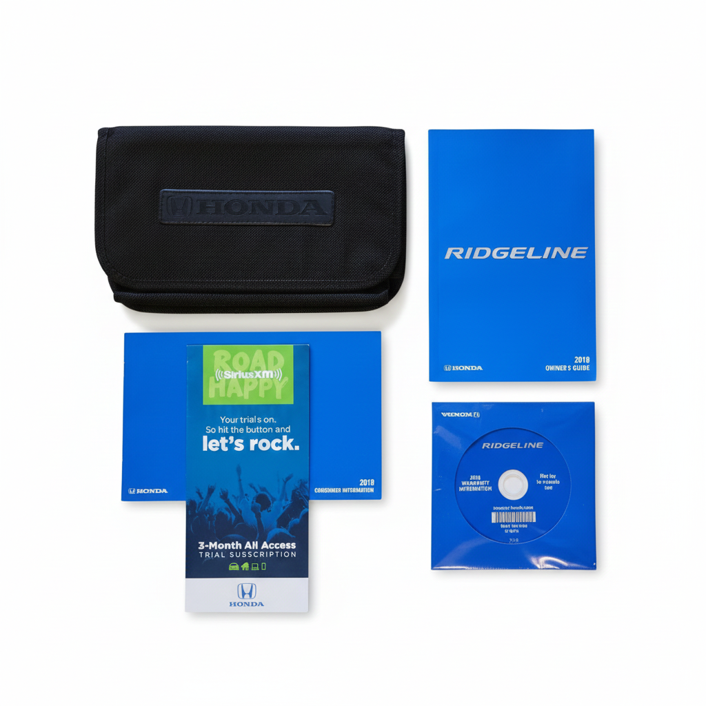 2018 Honda Ridgeline Owners Manual Complete Set