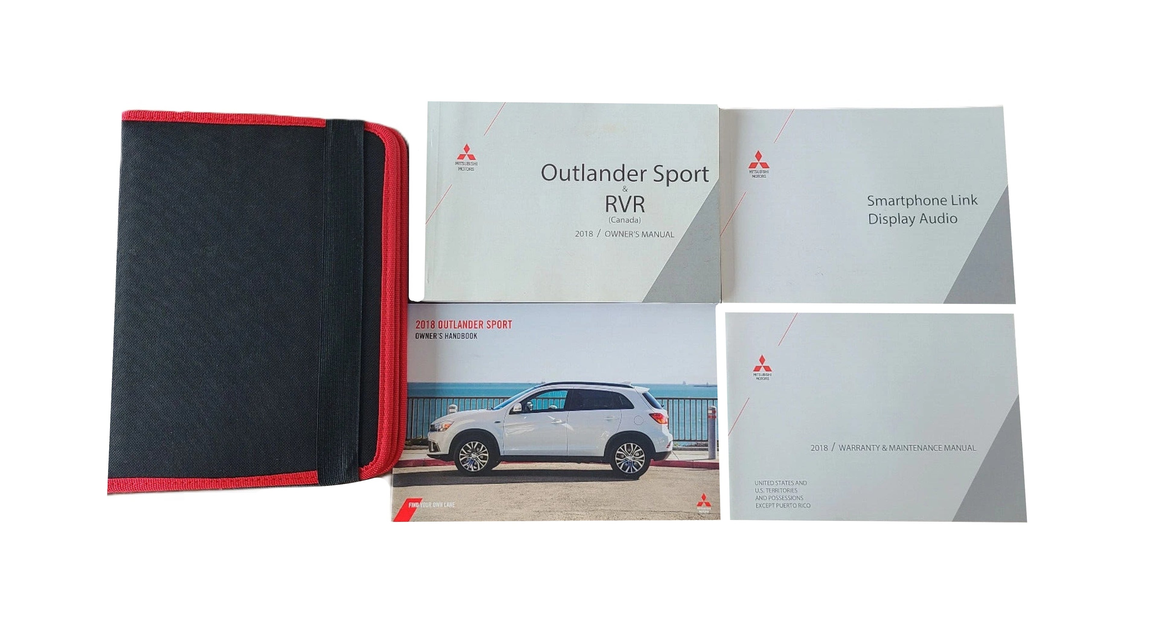 2018 Mitsubishi Outlander Sport Owners Manual Complete Set