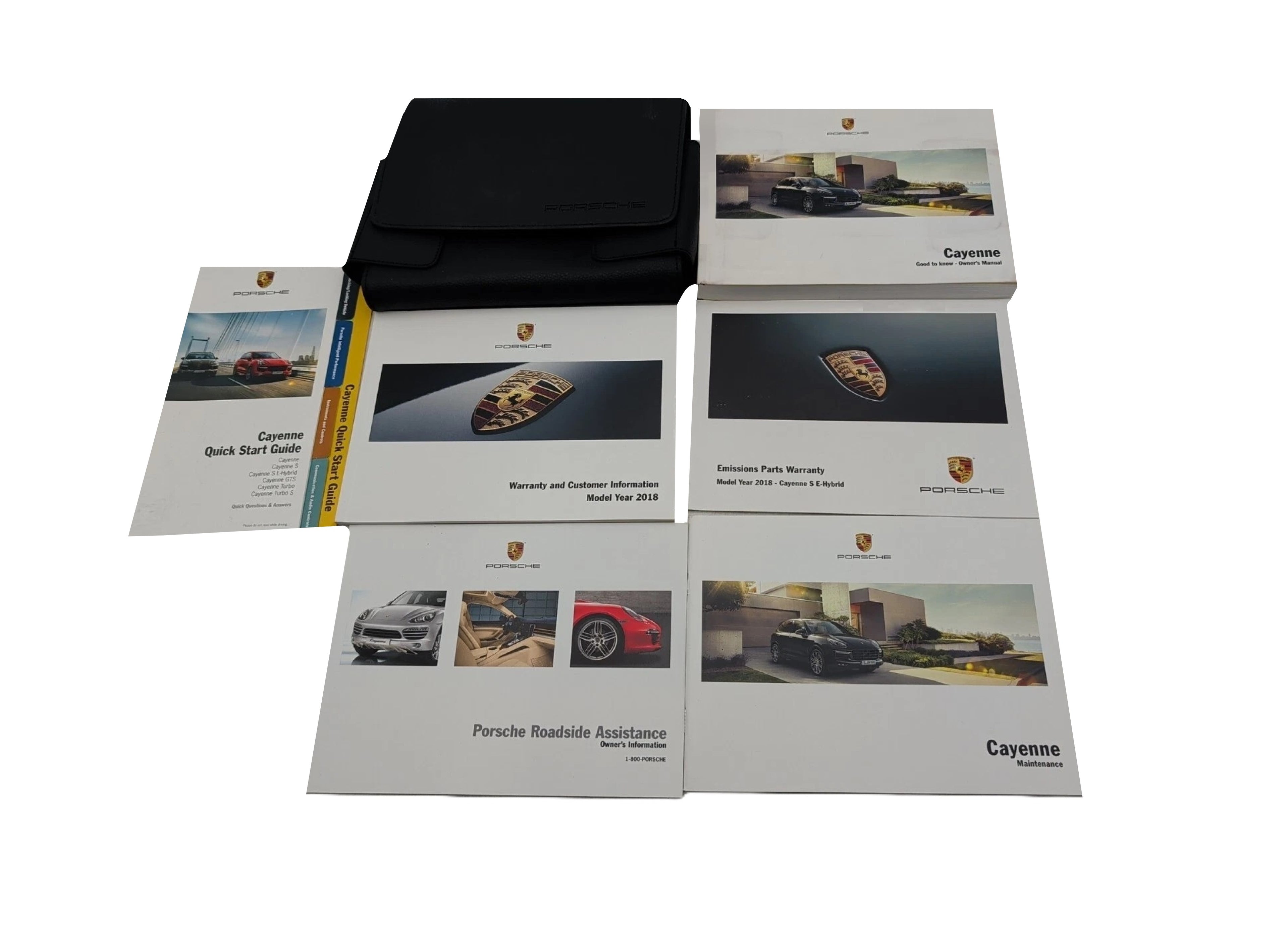 2018 Porsche Cayenne Owners Manual Complete Factory Set OEM
