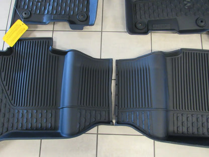 2019-2024 RAM 2500-5500 Black Rubber Crew Cab All-Weather Floor Mats NEW OEM Mopar