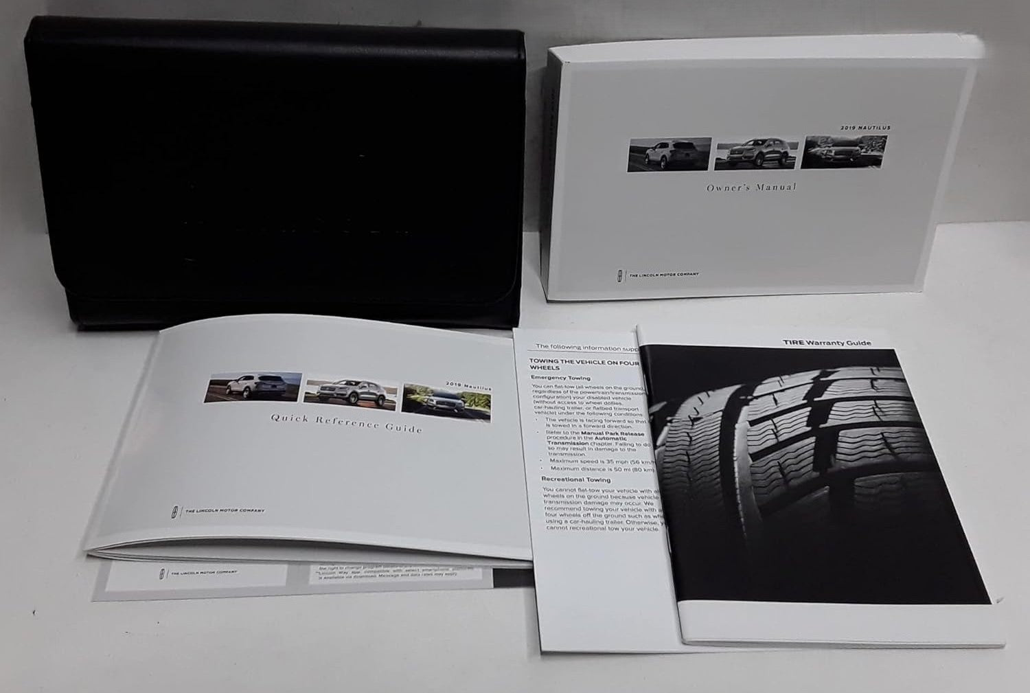 2019 Lincoln Nautilus Owners Manual Complete Set