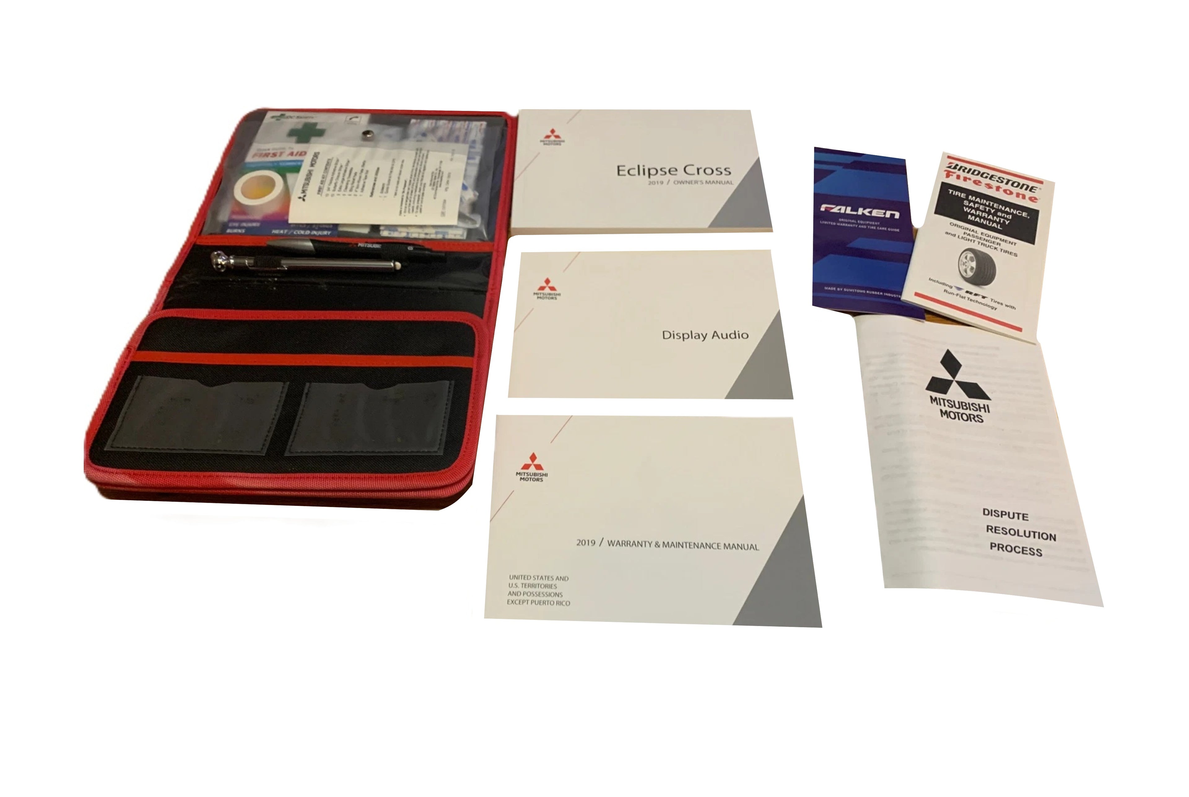 2019 Mitsubishi Eclipse Cross Owners Manual Complete Set