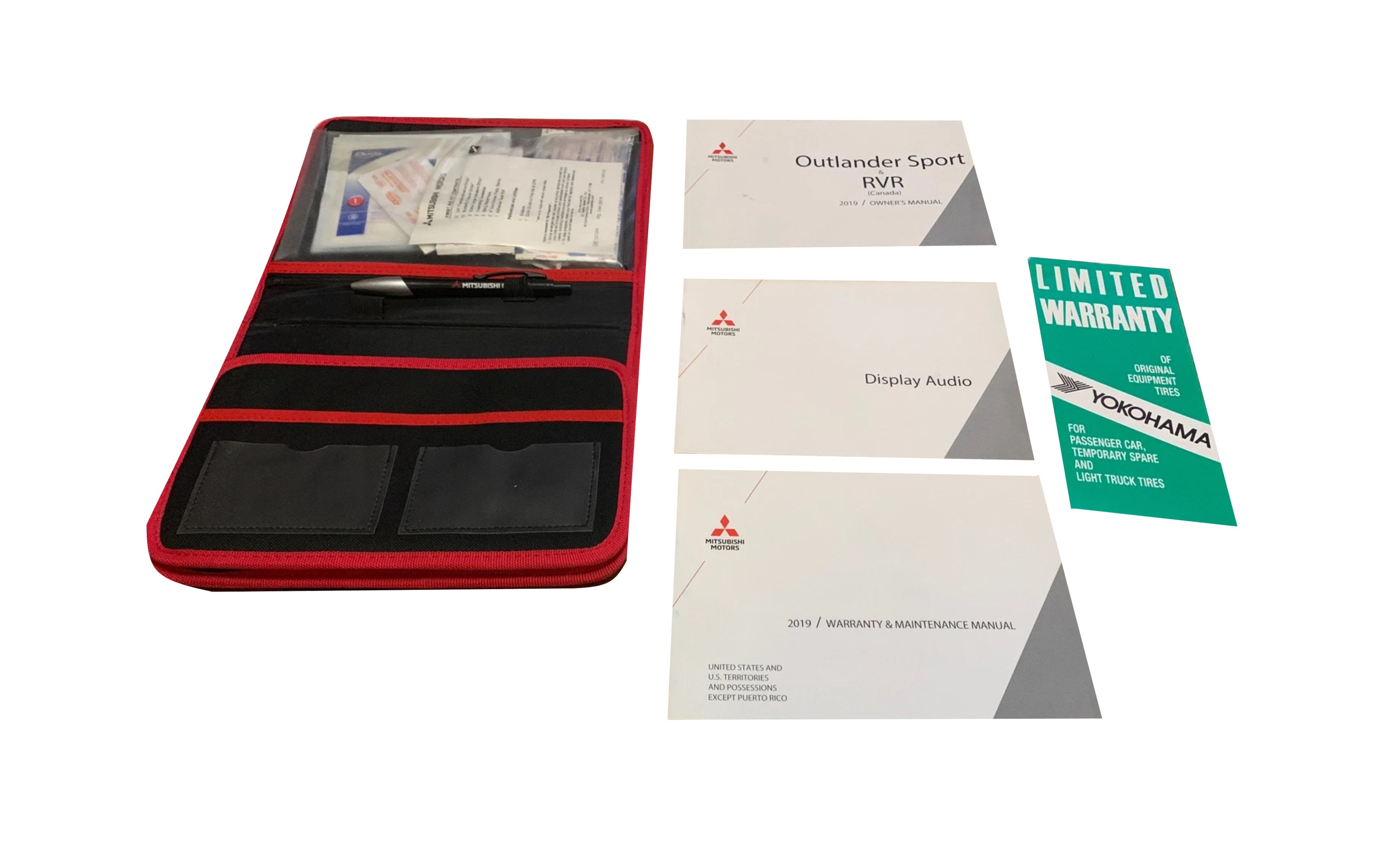 2019 Mitsubishi Outlander Sport Owners Manual Complete Set
