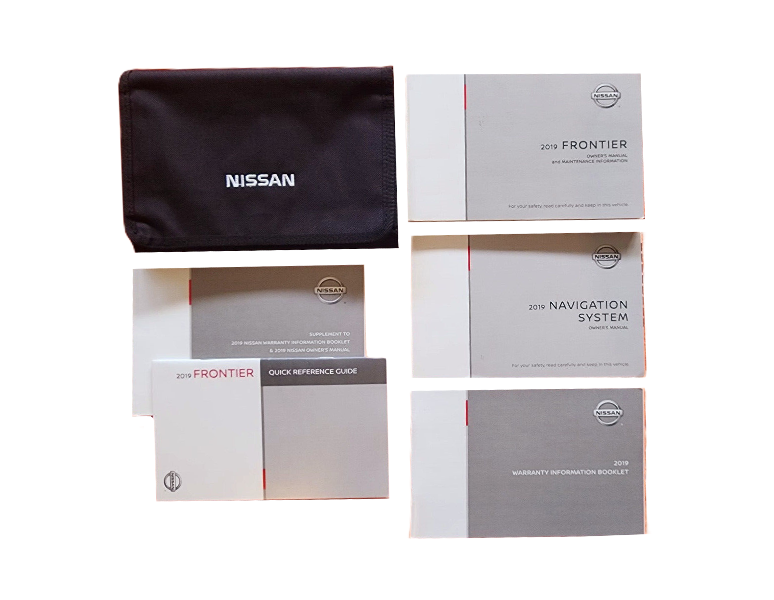 2019 Nissan Frontier Owners Manual Complete Set