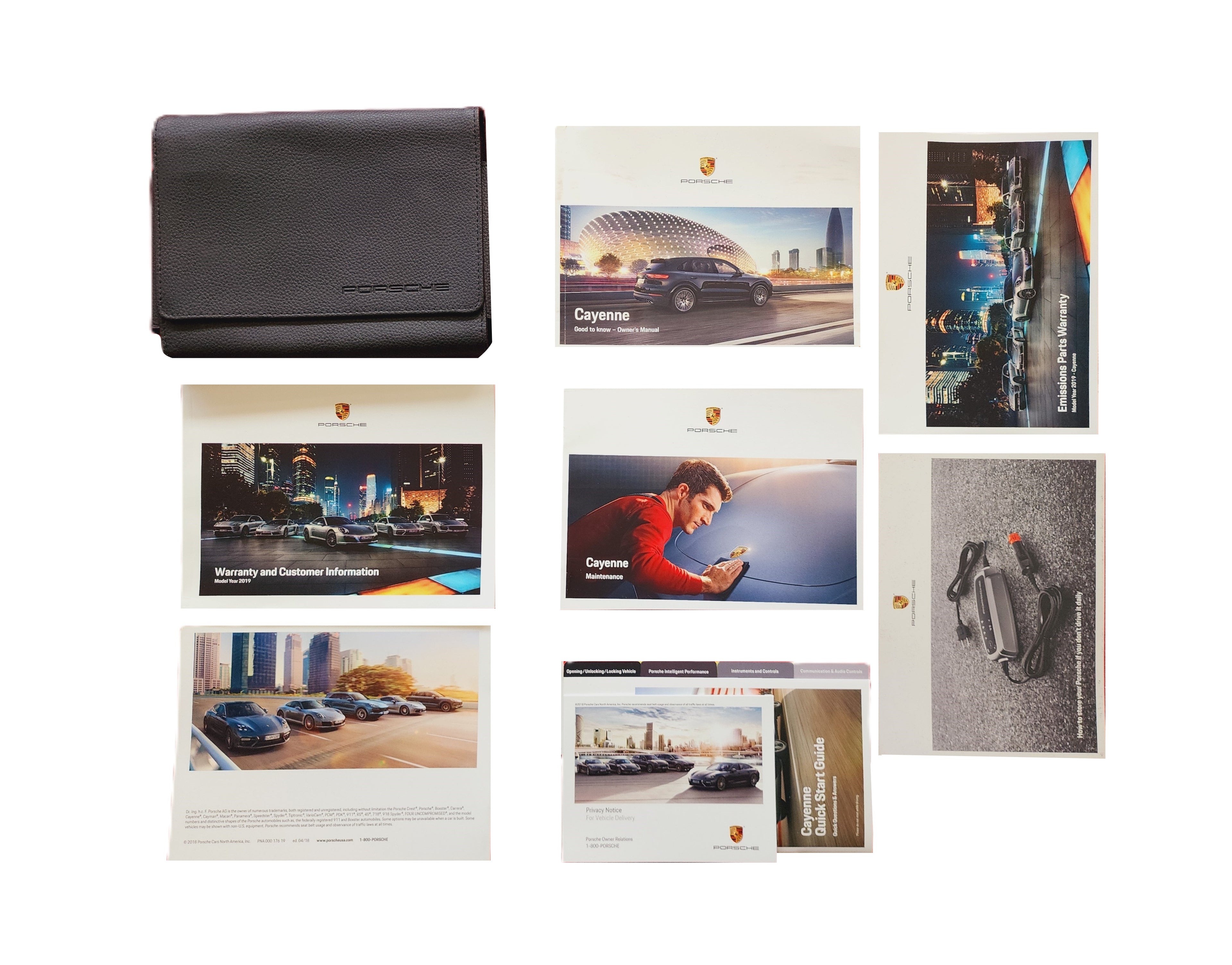 2019 Porsche Cayenne Owners Manual Complete Factory Set OEM