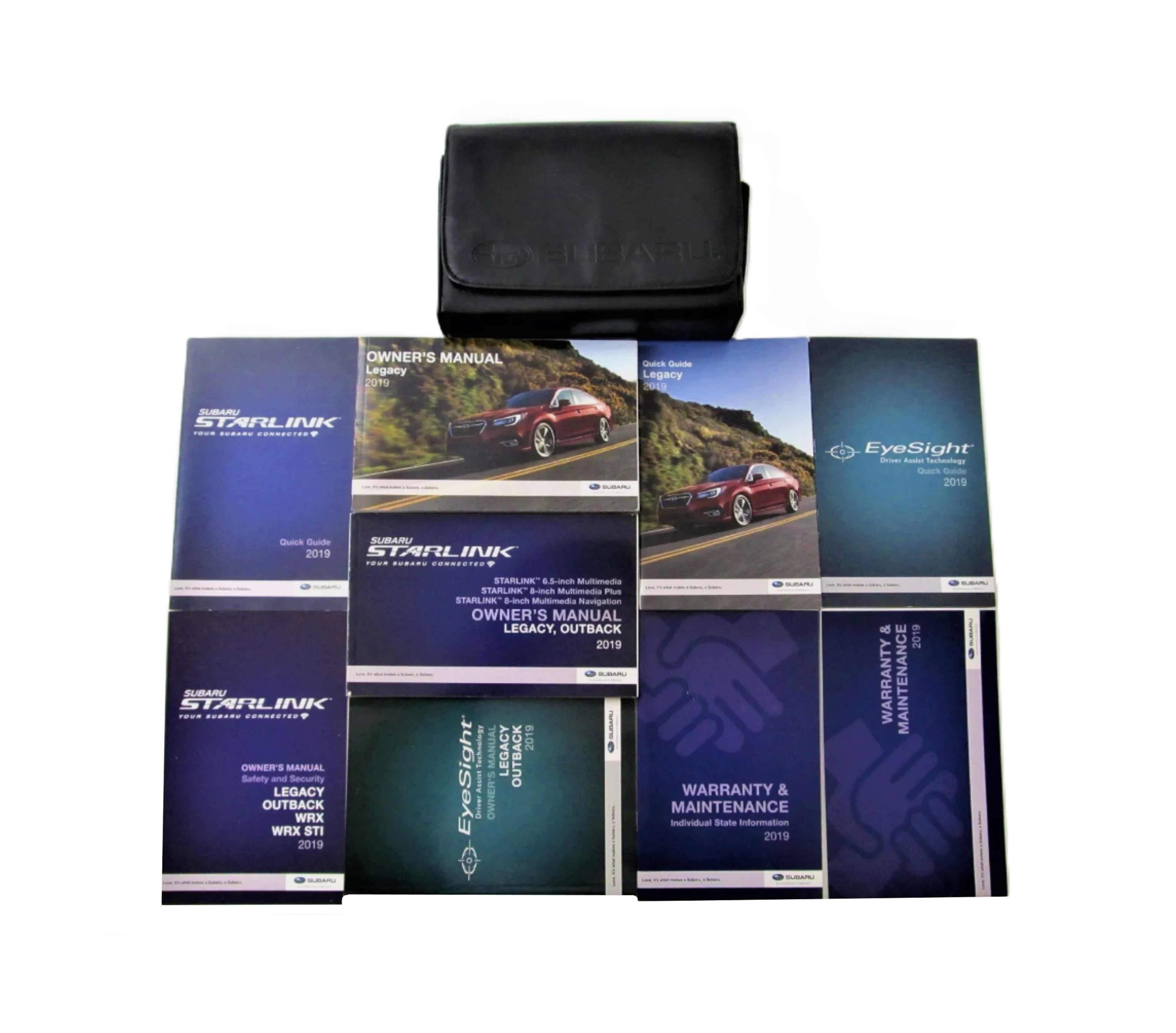 2019 Subaru Legacy Owners Manual Complete Set