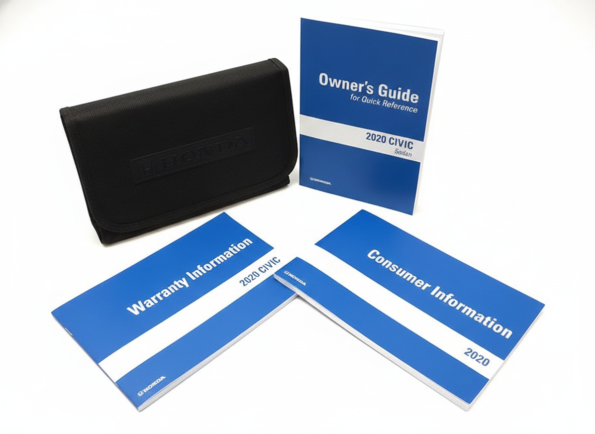 2020 Honda Civic Sedan Owners Manual Complete Set