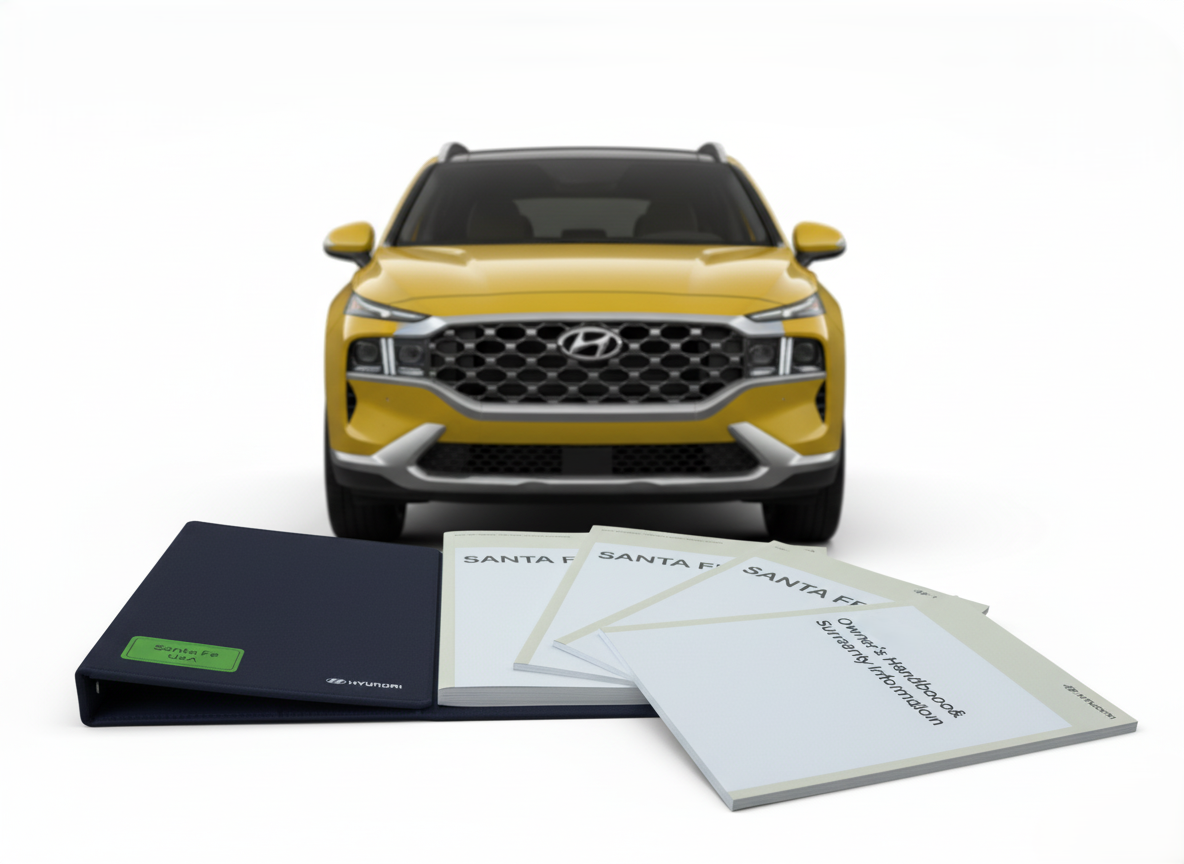 2020 Hyundai Santa Fe Owners Manual Complete Set