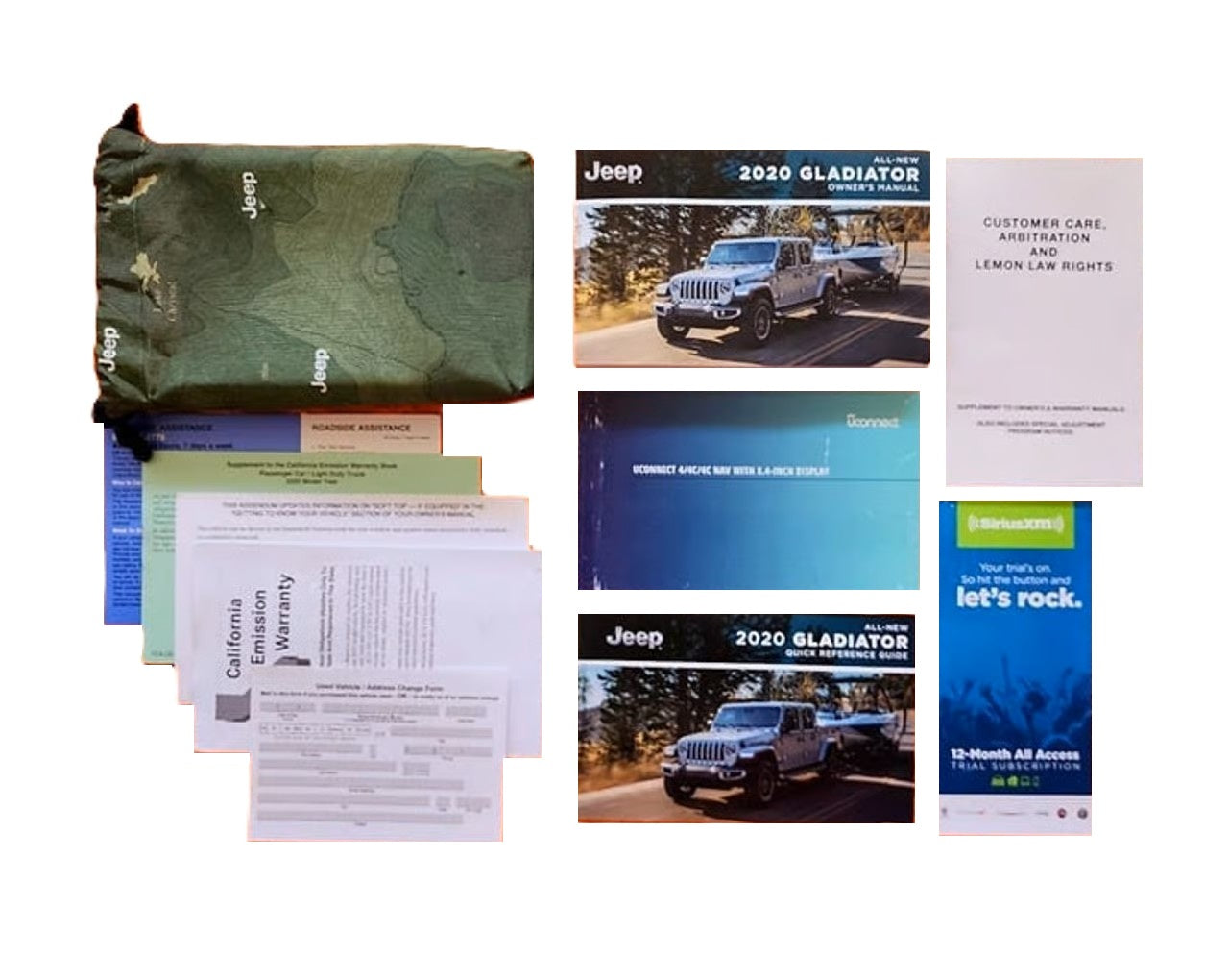 2020 Jeep Gladiator Owners Manual Factory Complete Set