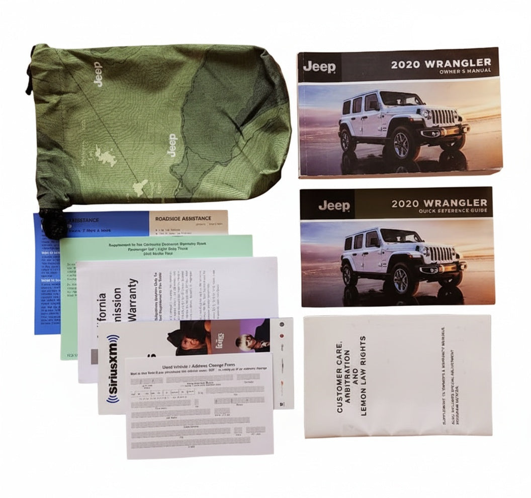 2020 Jeep Wrangler Owners Manual Factory Complete Set