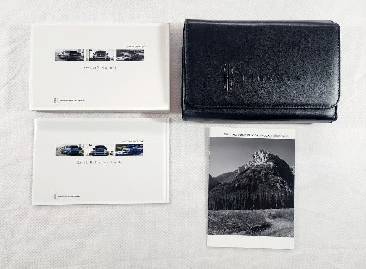 2020 Lincoln Navigator Owners Manual Complete Set