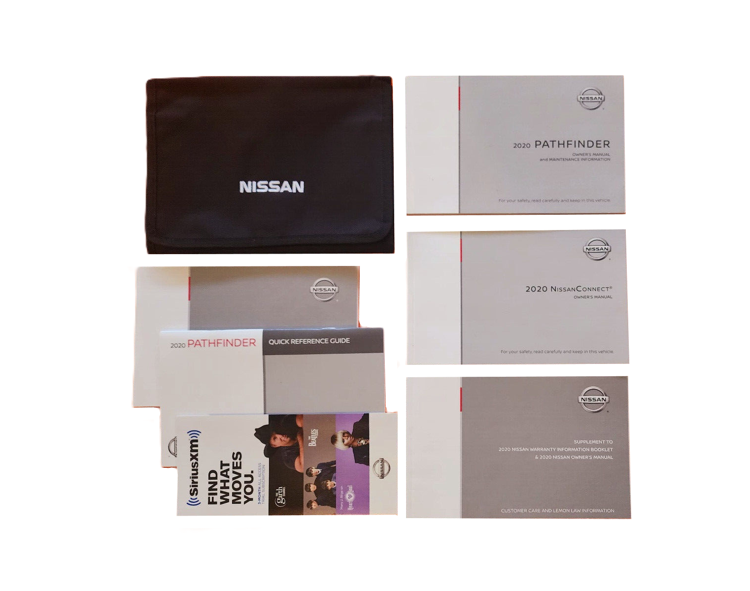 2020 Nissan Pathfinder Owners Manual Complete Set