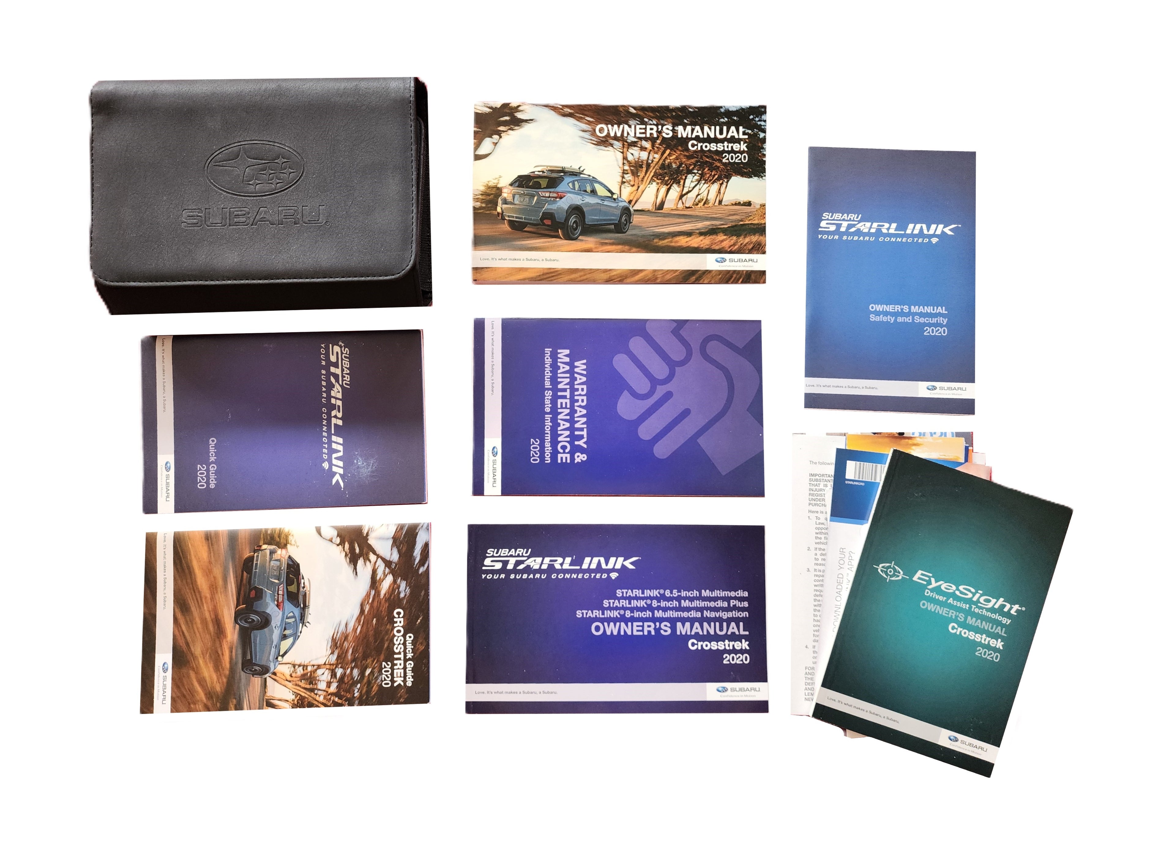 2020 Subaru Croostrek Owners Manual Complete Set