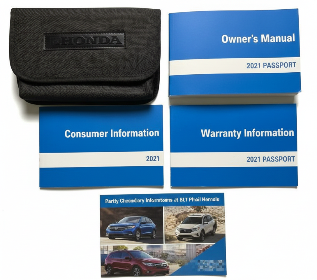 2021 Honda Passport Owners Manual Complete Set