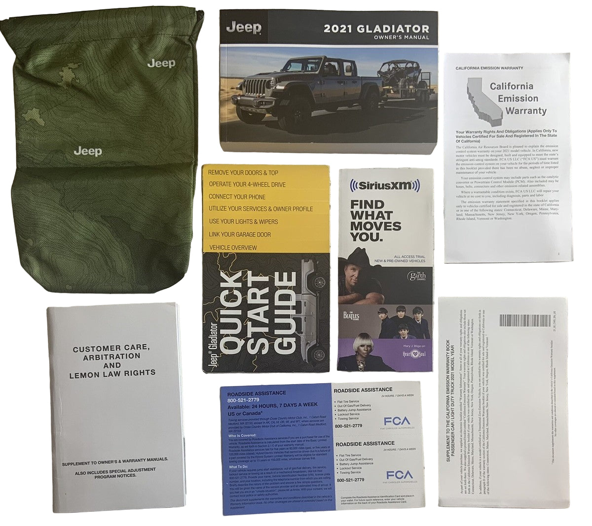 2021 Jeep Gladiator Owners Manual Factory Complete Set