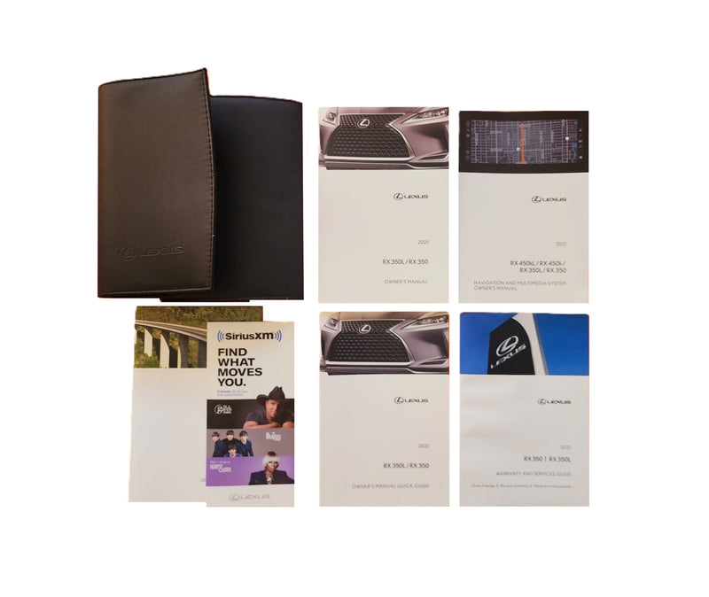 2021 Lexus RX350 RX 350 Owners Manual Factory Complete Set