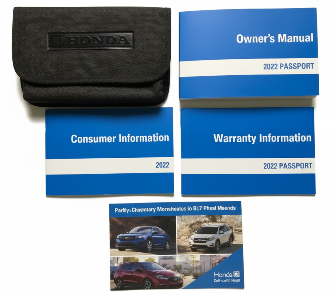 2022 Honda Passport Owners Manual Complete Set