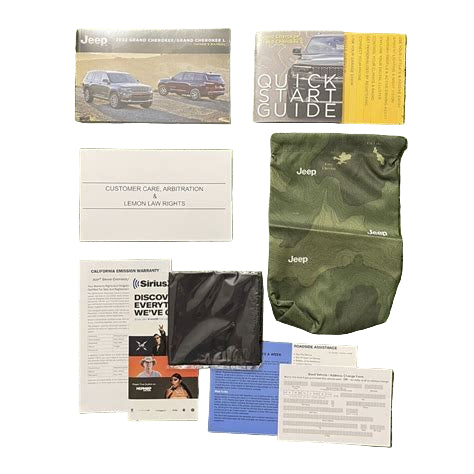 2022 Jeep Grand Cherokee Owners Manual Factory Complete Set