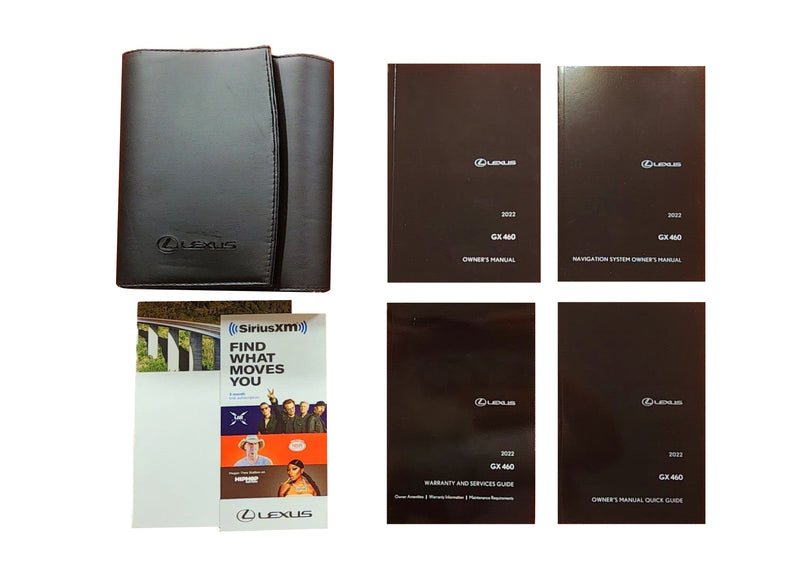 2022 Lexus GX 460 Owner's Manual Complete Original Set