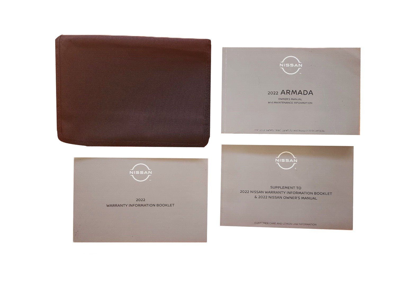 2022 Nissan Armada Owners Manual Complete Set